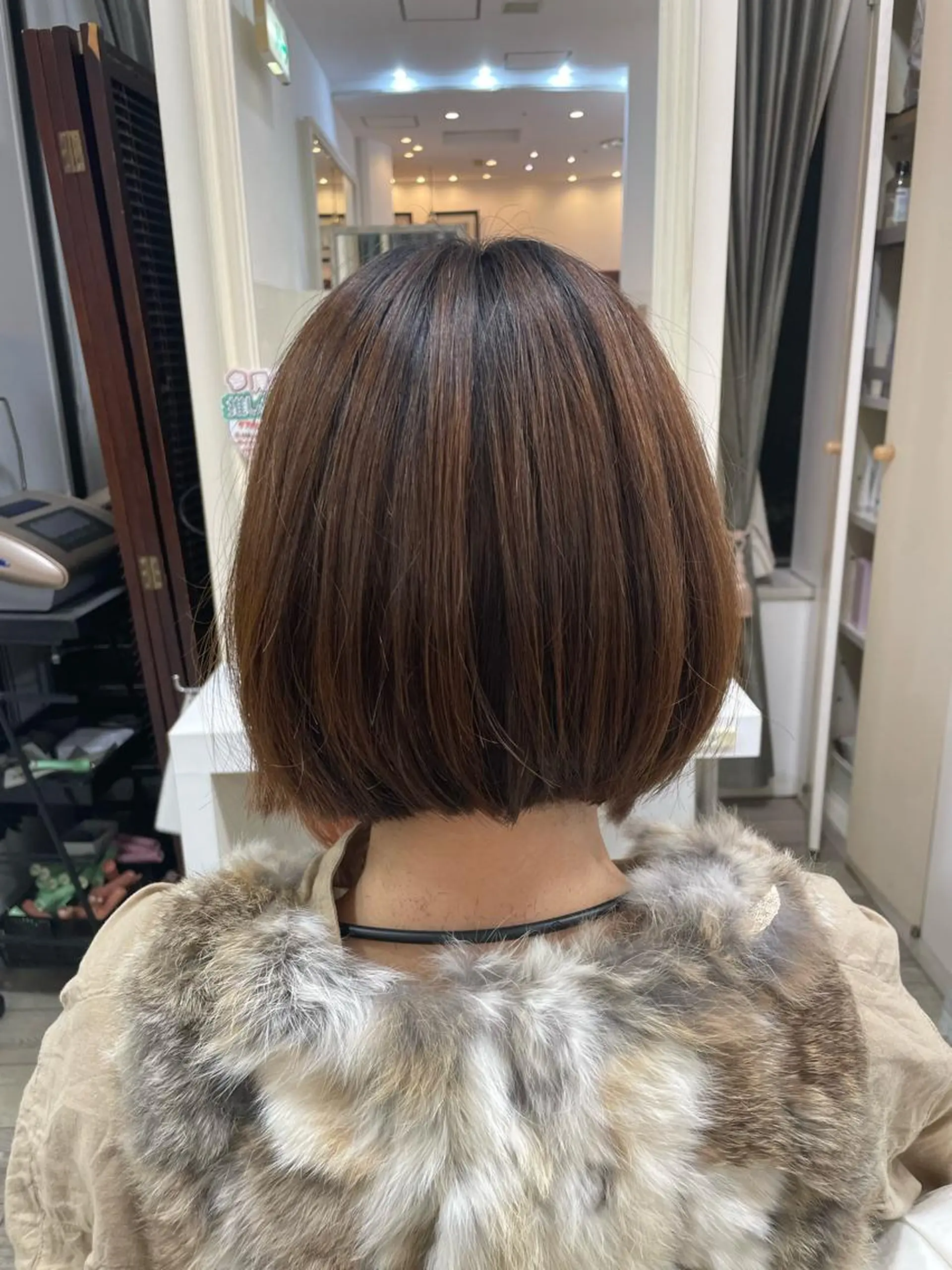 ショート 前下がりボブ ボブ 豊田 智美のヘアスタイル