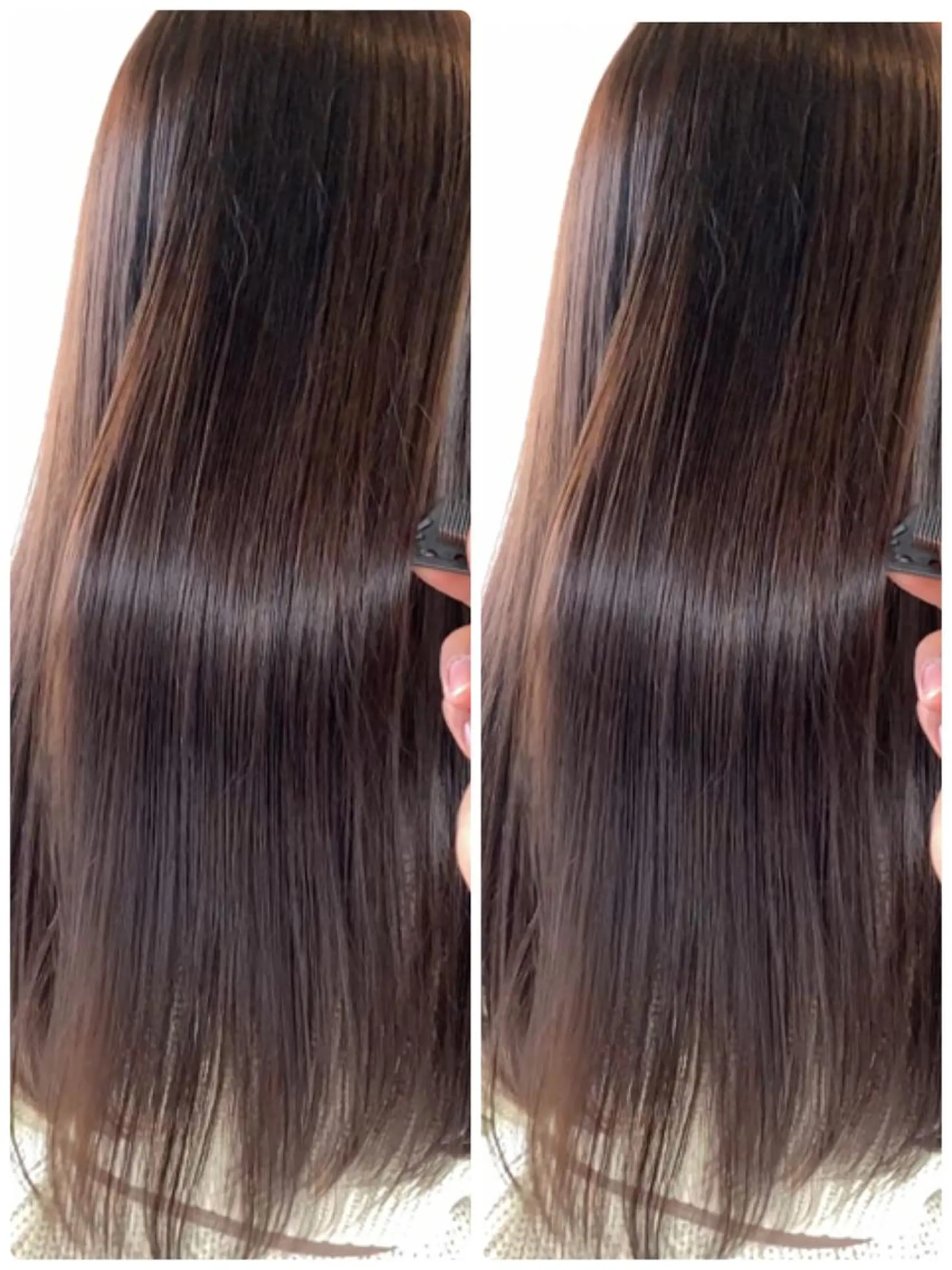 ロング 髪質改善 上品艶感カラーのヘアスタイル