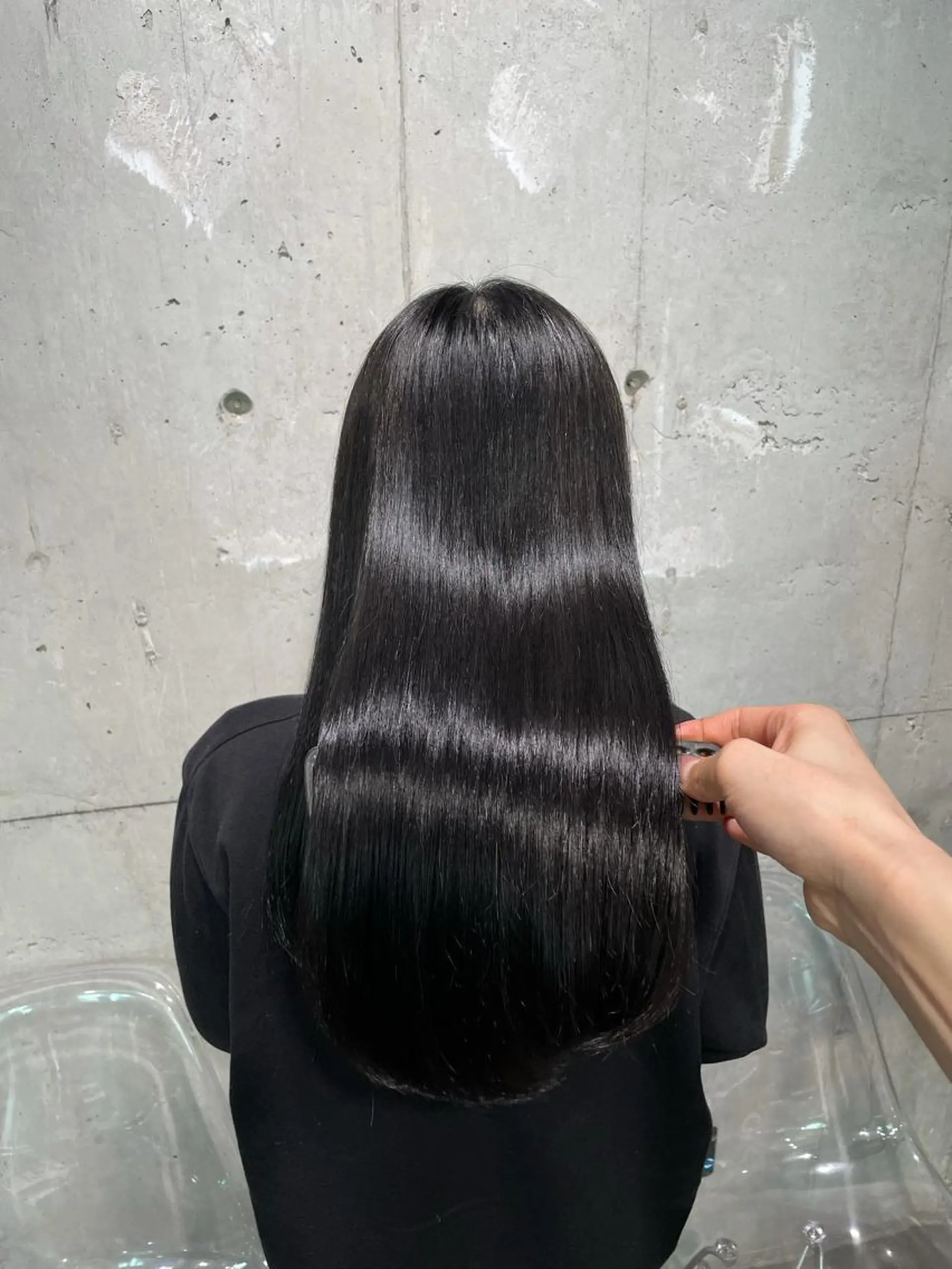 ロング カラー カット ヘアカラー トリートメント ヘッドスパ ヘアセット ベージュカラー💖 やすひろのヘアスタイル