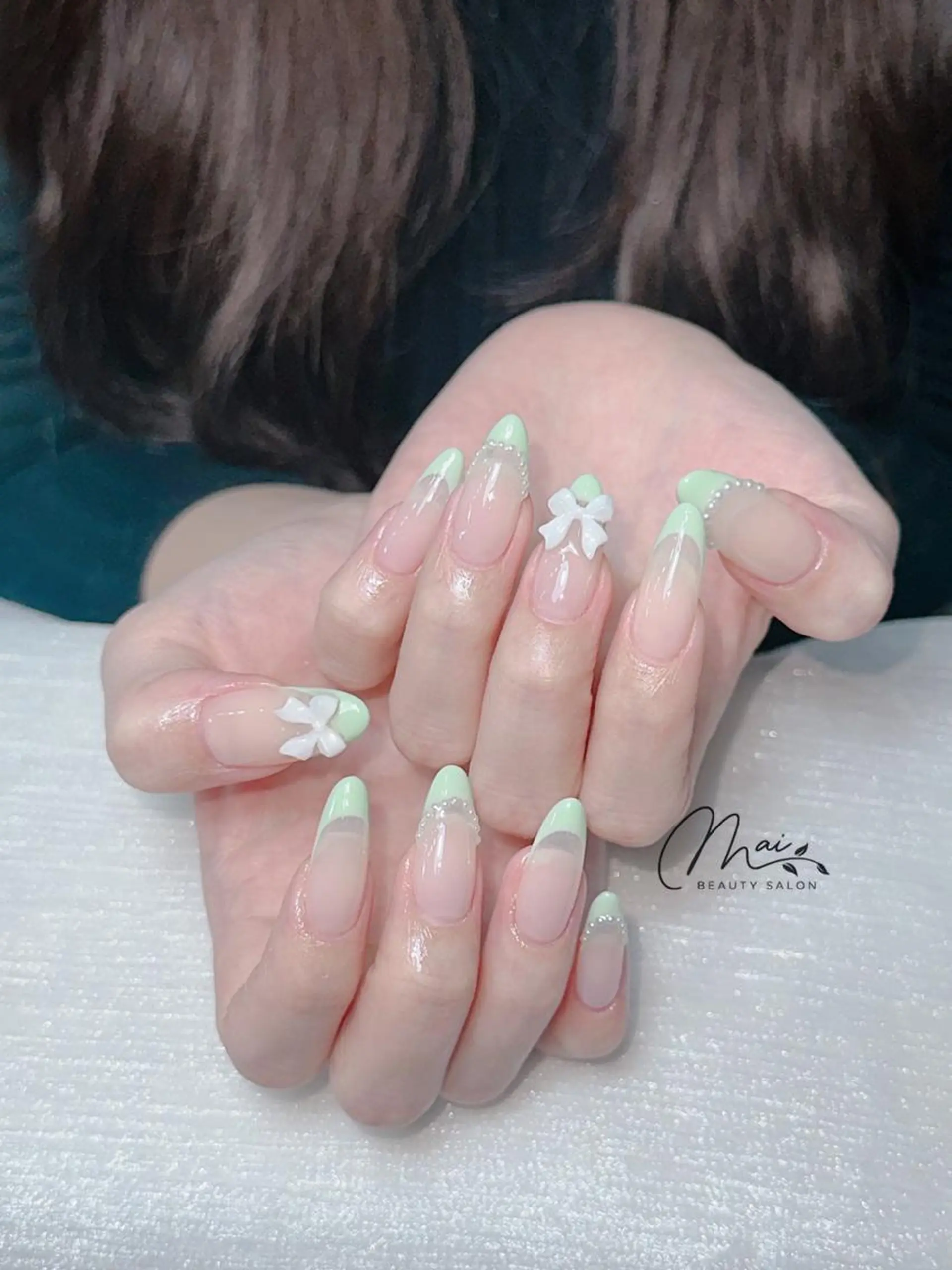 ネイル フットネイル ジェルネイル マグネットネイル パラジェル ワンホンネイル MaiBeauty DanHiのネイルデザイン