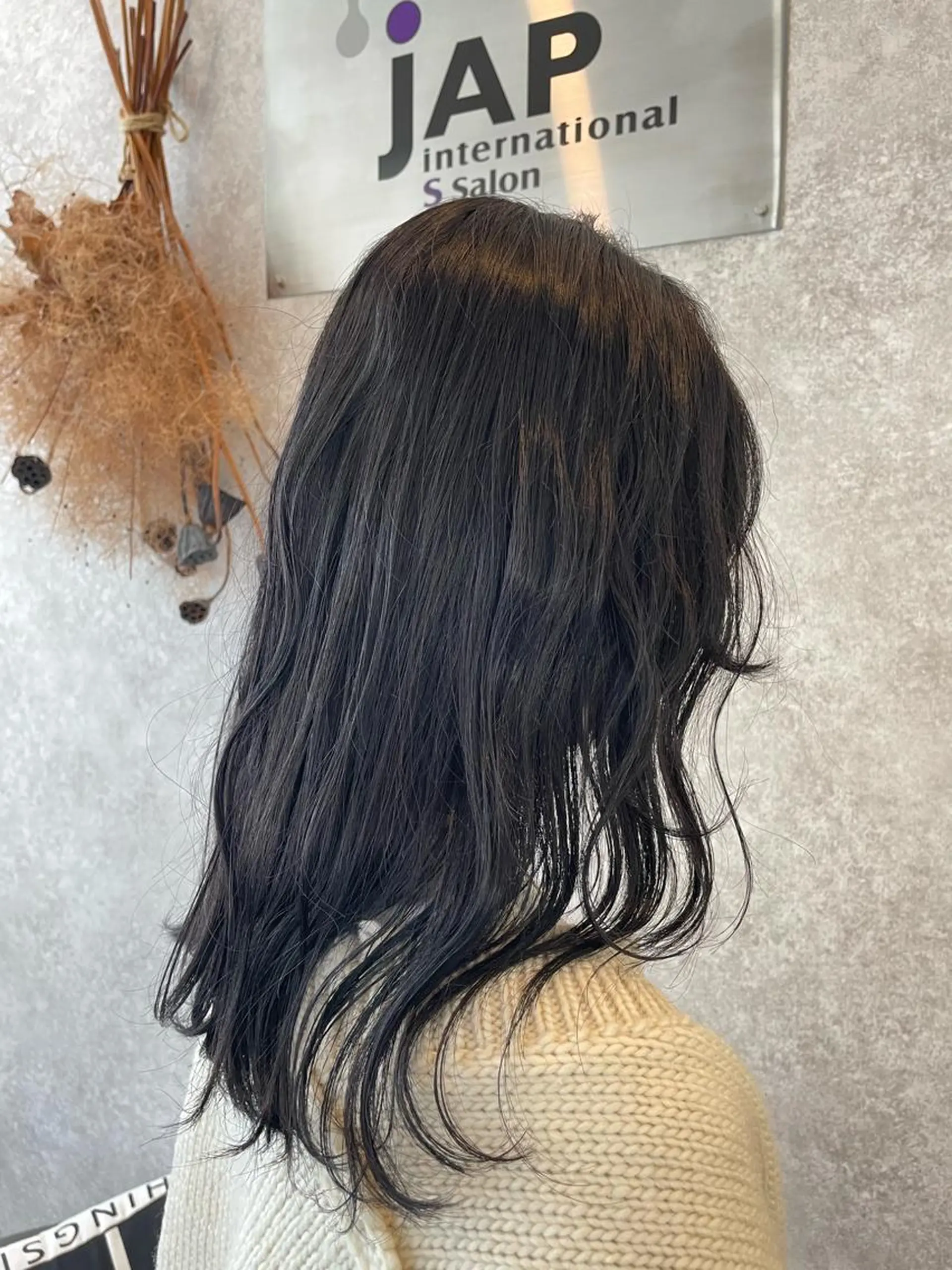 ロング カラー アッシュ ハイライトカラー ハイライト たなか りなのヘアスタイル