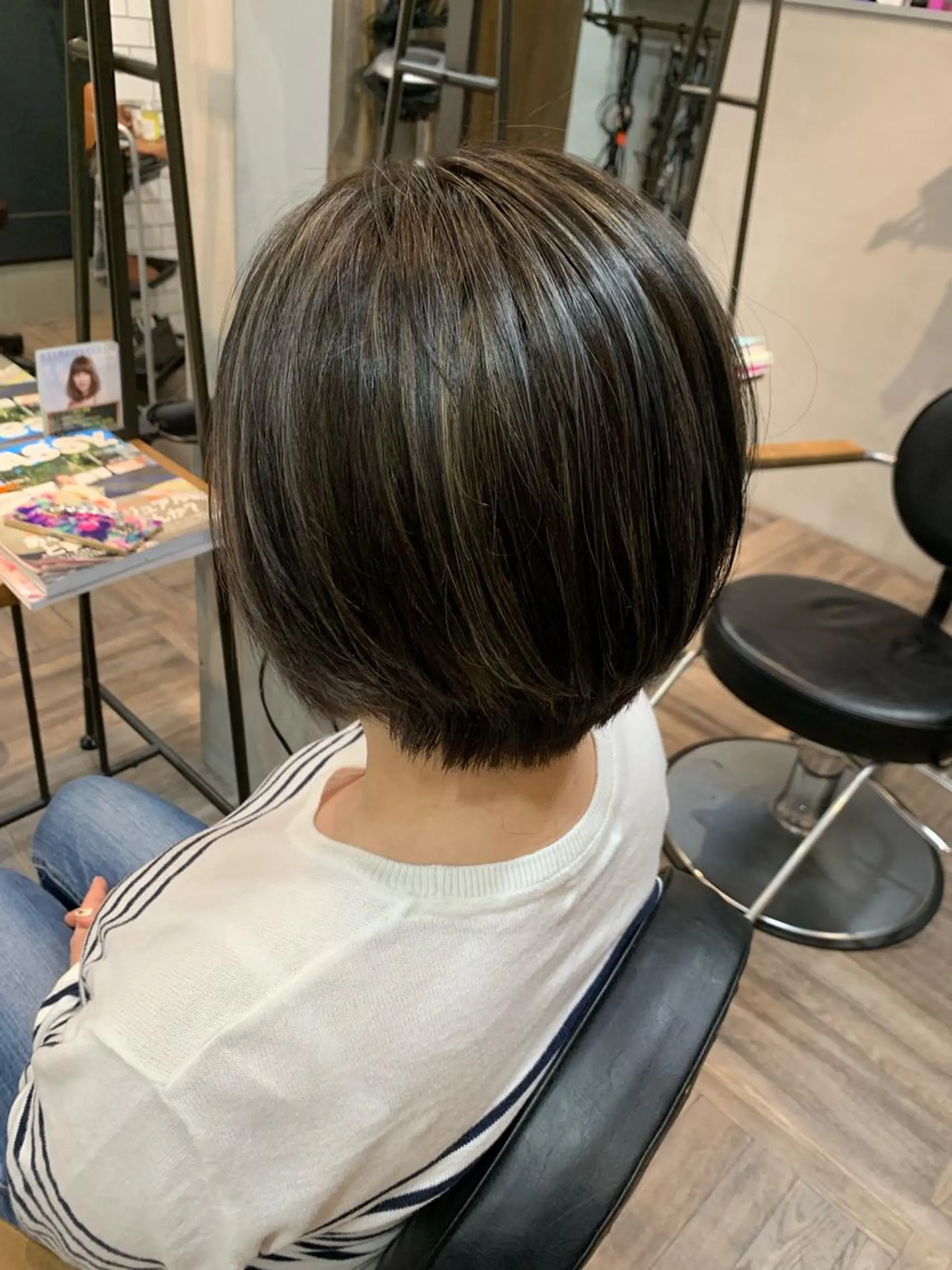 ショート カラー ヘアアレンジ ハイライトカラー ハイライト ANBEL所属・ANBEL代表 西尾裕樹のヘアスタイル