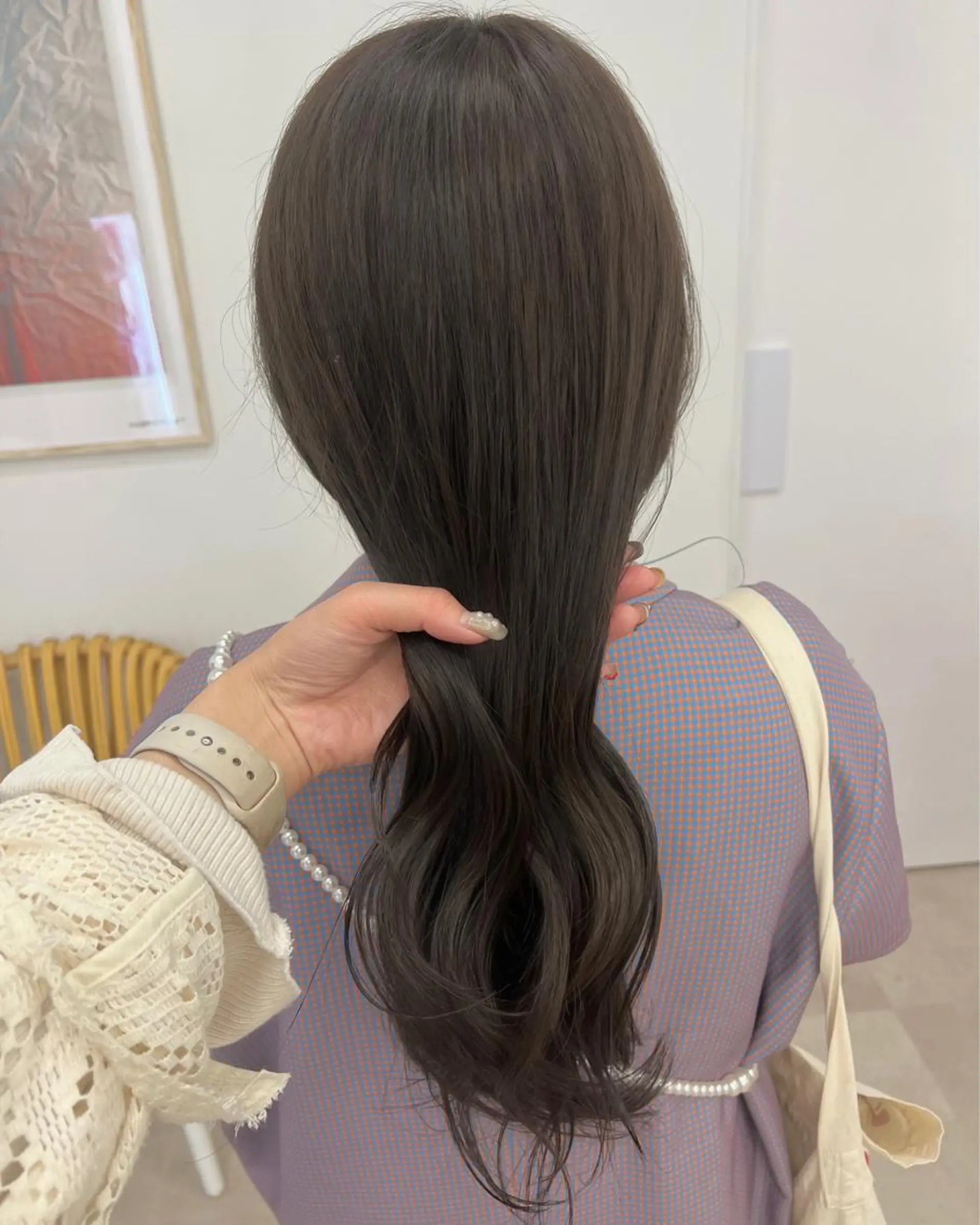 ロング カラー ブラウンカラー オリーブブラウン COAPLUS所属・透明感color特化 🪄cocoroのヘアスタイル