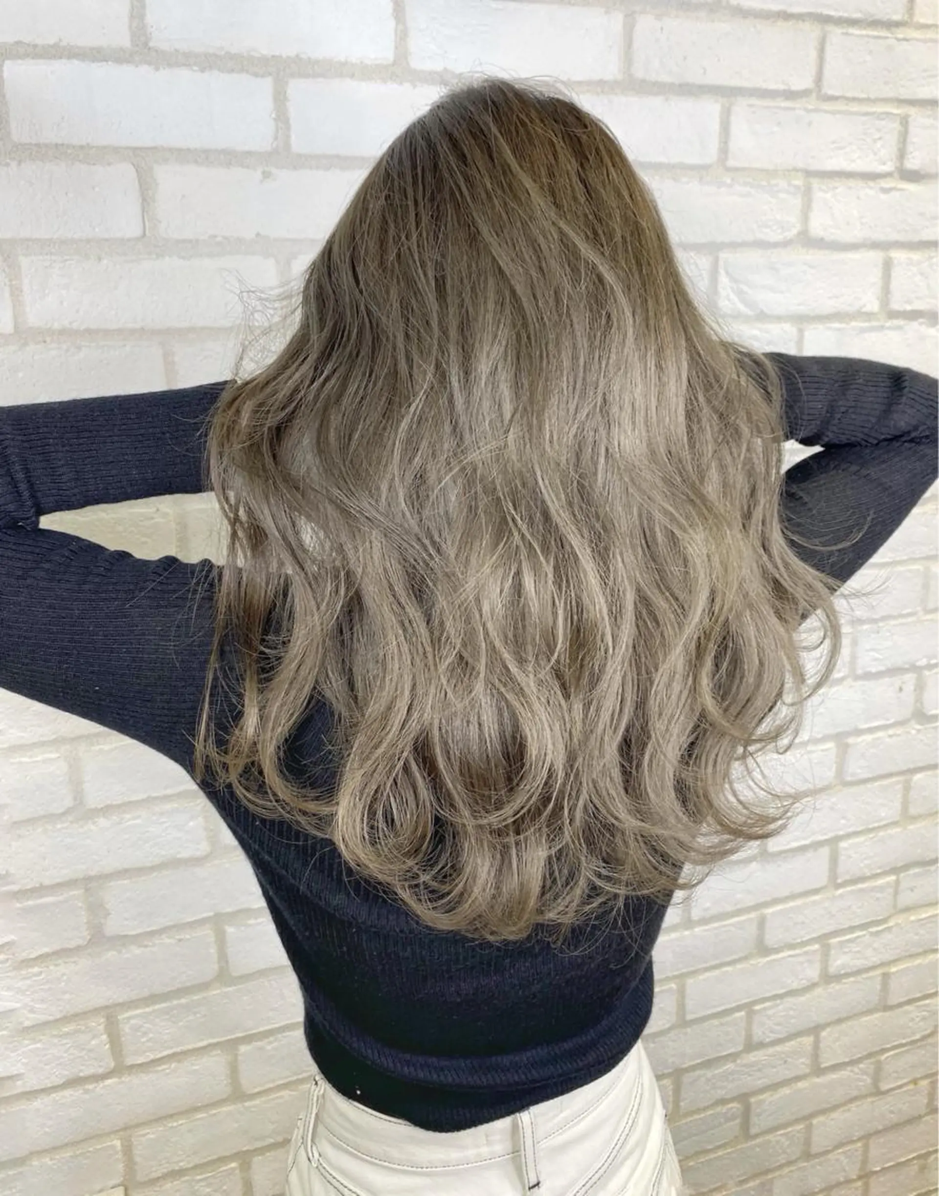 ロング ハイライト 【美髪矯正】【スト カール】小野村翔太のヘアスタイル