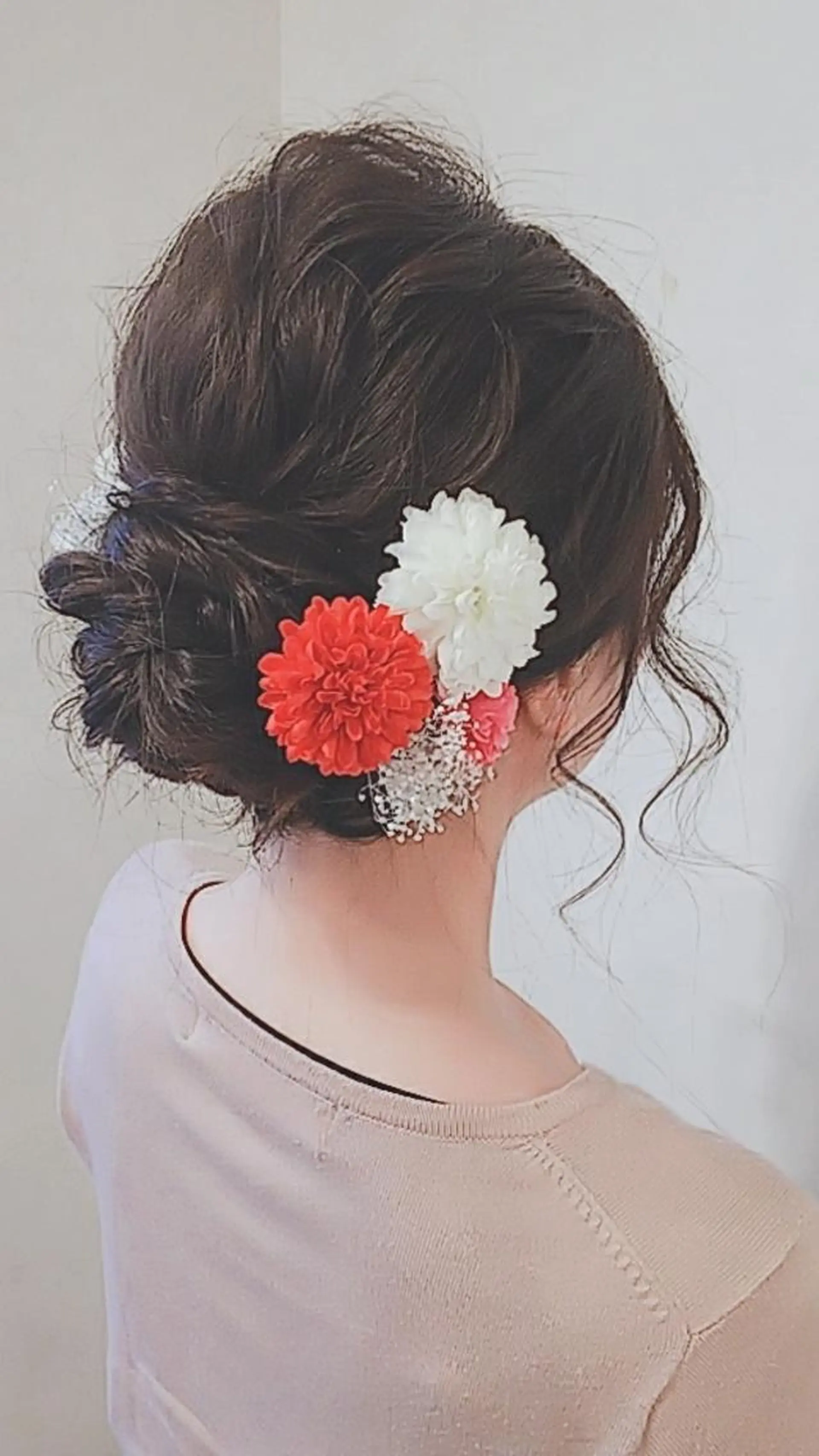 ロング ヘアアレンジ JIL BLAN 京都所属・RU RIのヘアスタイル