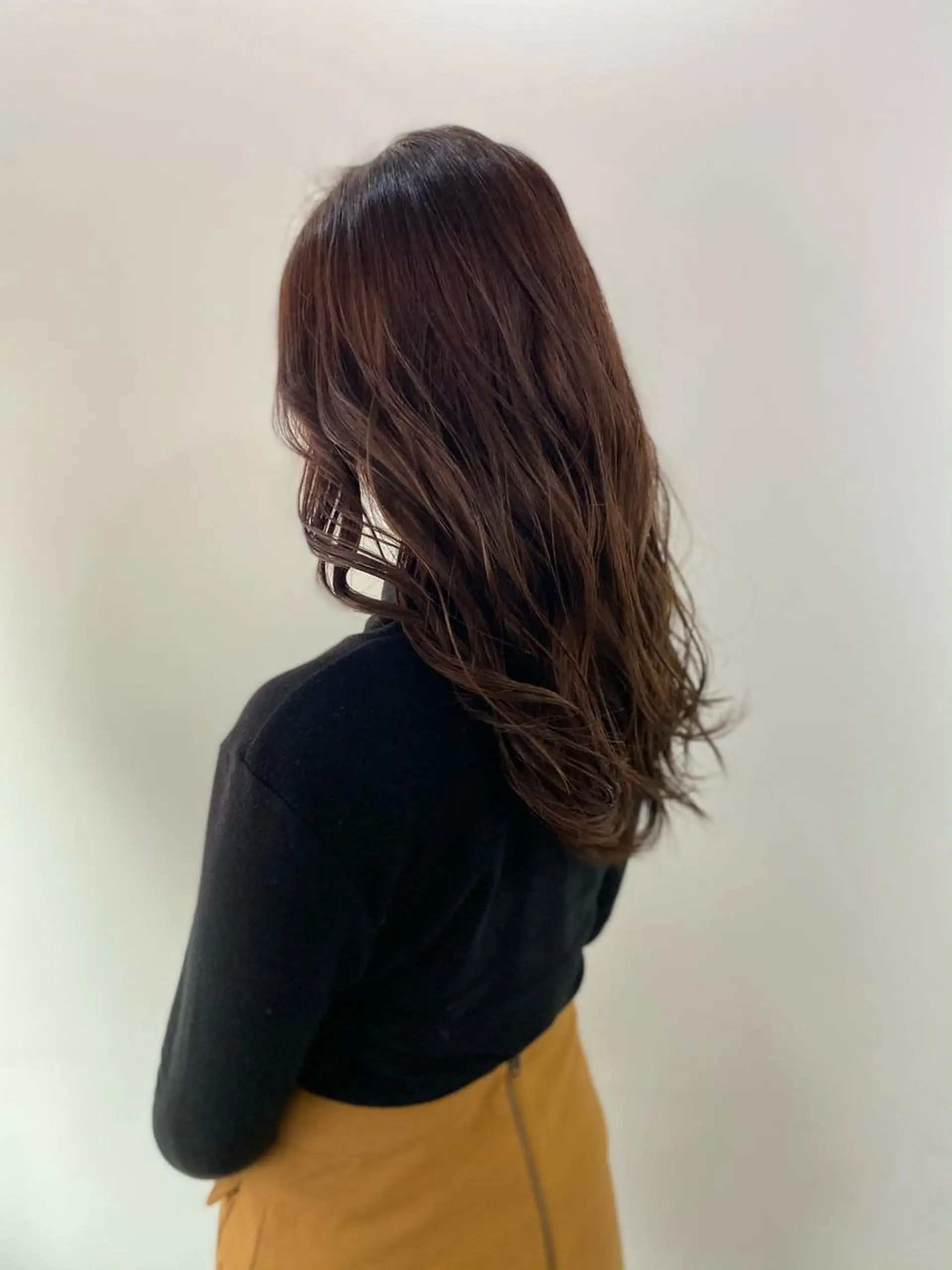 ロング アッシュ opus 店長大和 レイヤー/赤み消しのヘアスタイル