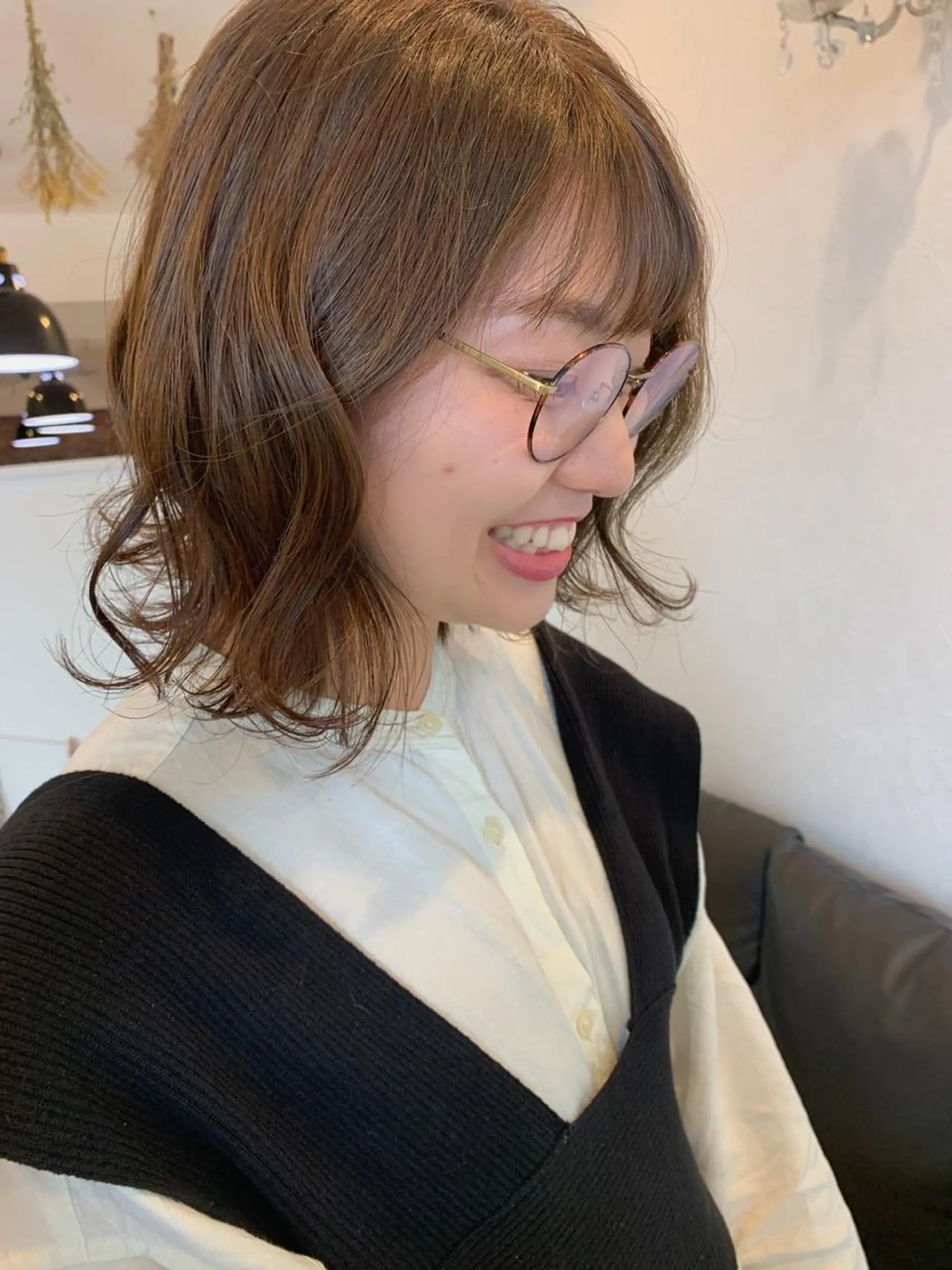 ミディアム カラー カット ヘアカラー トリートメント m ā l o.🌷 サカモトマイコのヘアスタイル