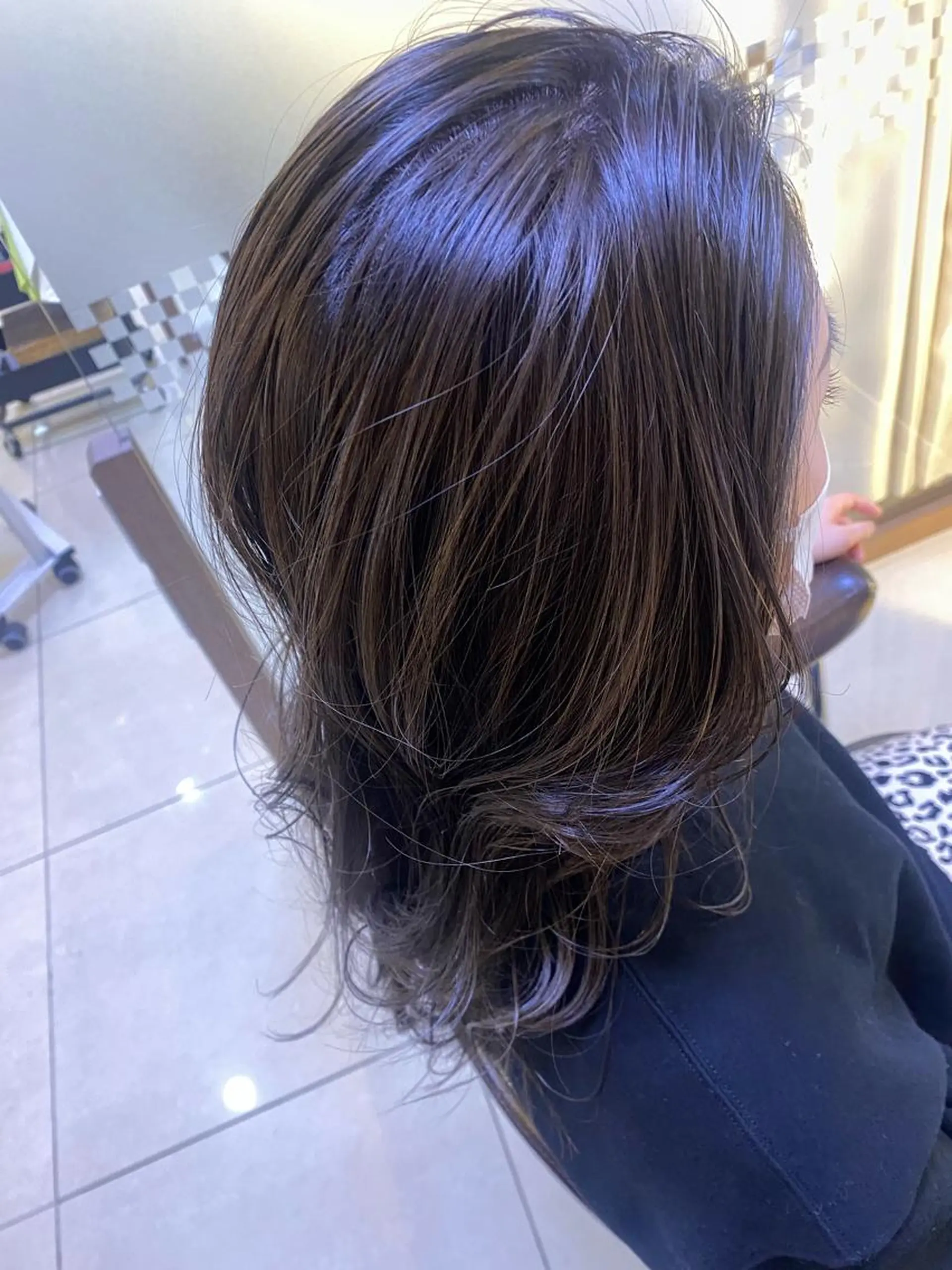 ミディアム カラー ヘアカラー トリートメント ✨垢抜け✨3Dカラー 山本美侑のヘアスタイル