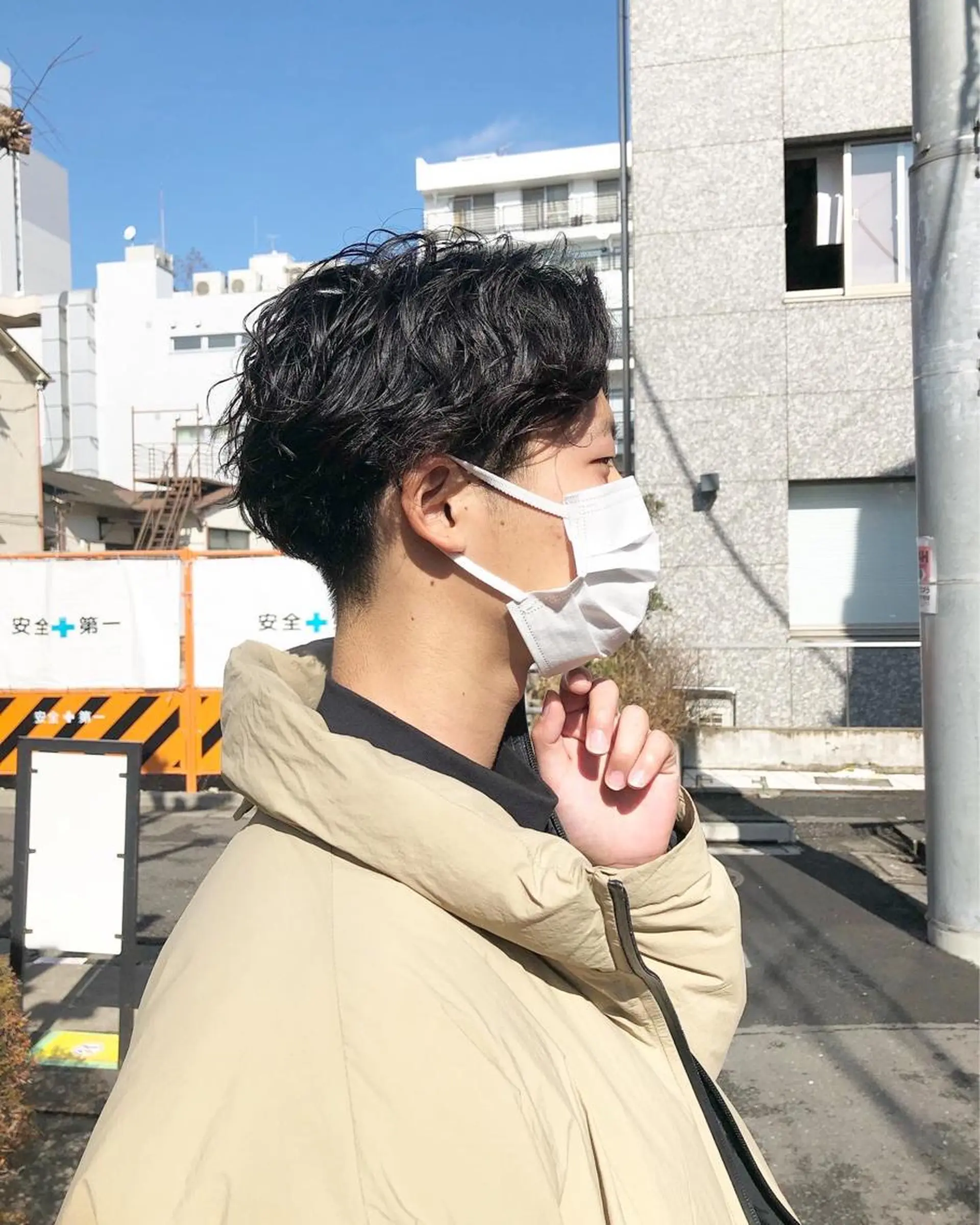 パーマ ヘアアレンジ メンズ カット パーマ トリートメント ヘアセット ainico+所属・メンズ特化✂️栗原 侑也のヘアスタイル