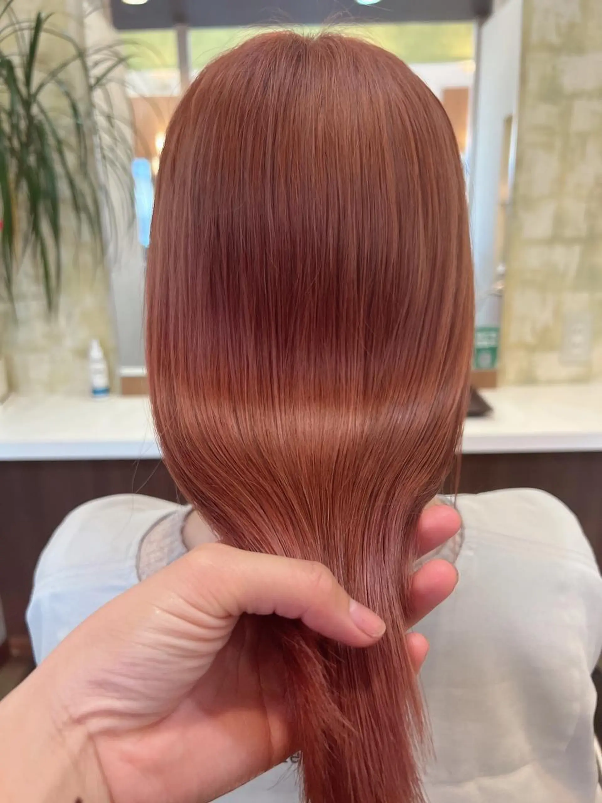 セミロング カラー ベージュカラー ピンクカラー ピンクベージュ 🌻井上 マリー🌻のヘアスタイル