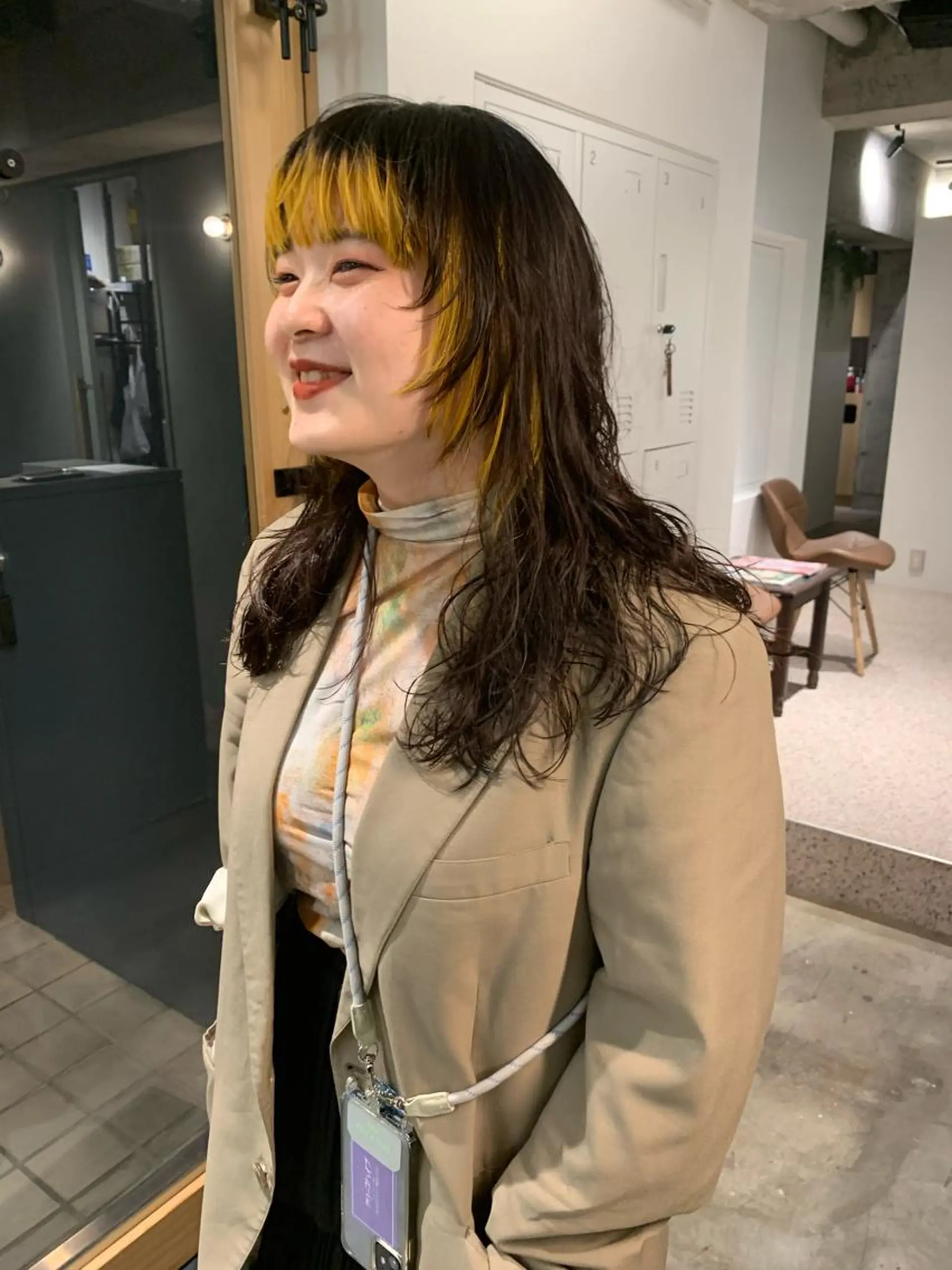 ロング カラー デザインカラー ヘアカラー TONUKOA RUA下北沢店【トヌコア ルア】所属・丸山璃子 /パーマ/レイヤーのヘアスタイル