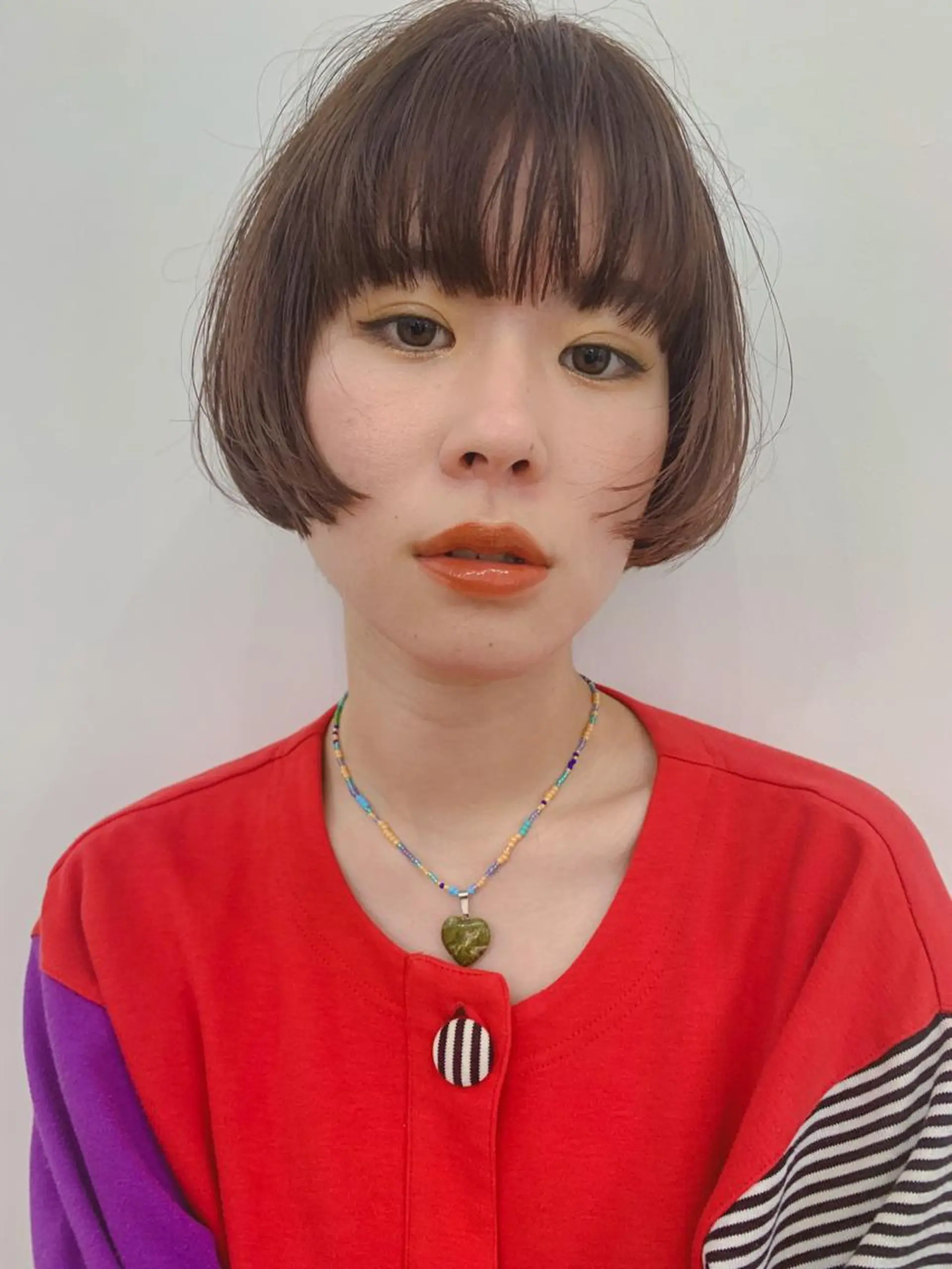 ショート カラー 切りっぱなしボブ ショートボブ ハンサムショート ベリーショート ボブ カット ヘアカラー トリートメント Spiel所属・Spiel ボブ/パーマのヘアスタイル