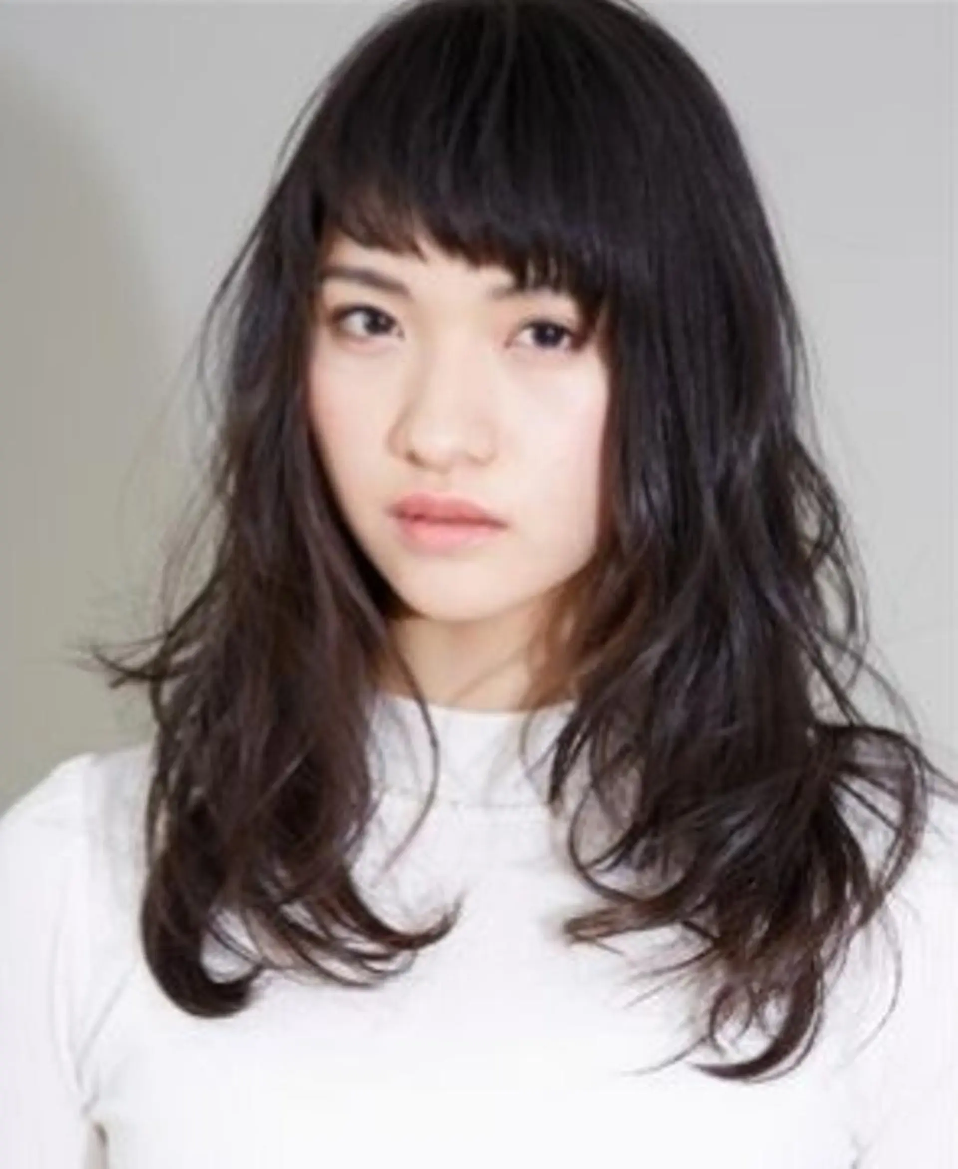 カラー ロング カット パーマ nagane sayakaのヘアスタイル