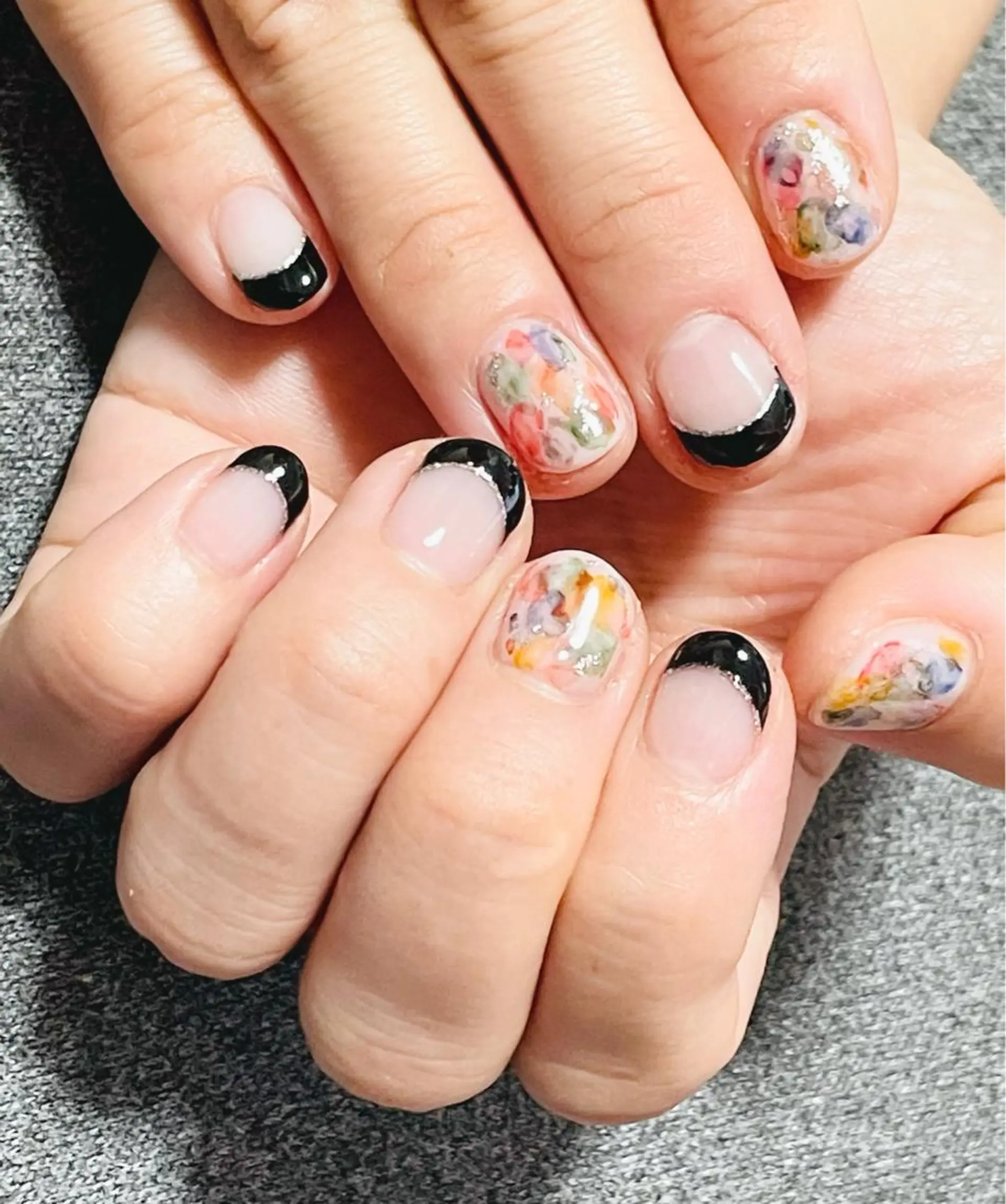 ネイル アートネイル フレンチネイル レワード所属・reward＊安藤 ゆかりのネイルデザイン