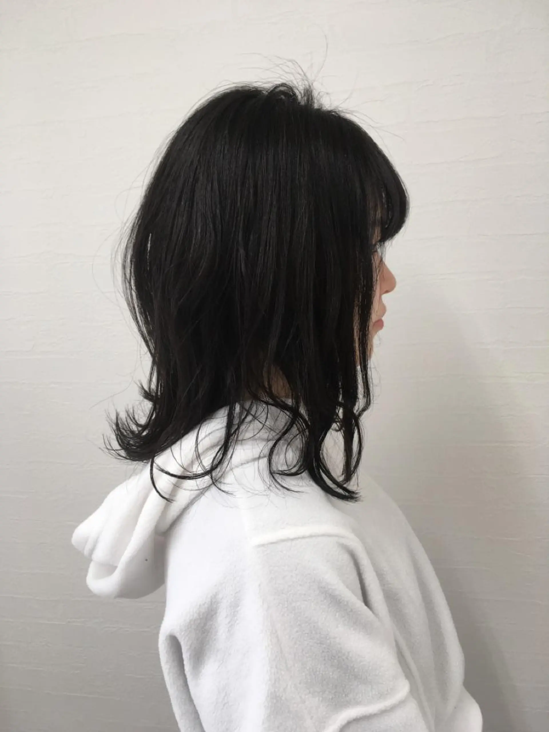 ミディアム カラー 星野 美沙のヘアスタイル