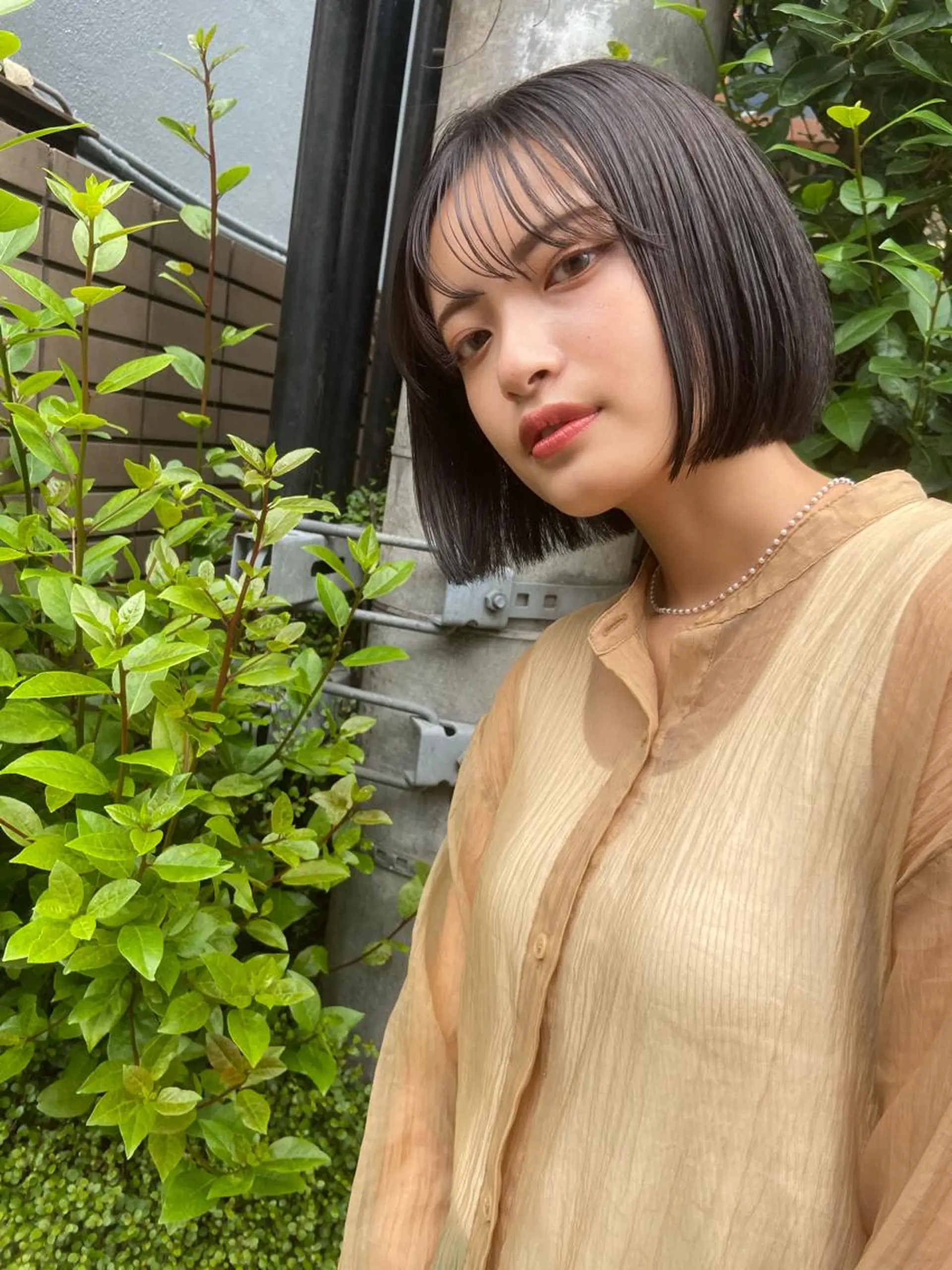 ショート カラー グレージュ 似合わせカット 松尾太樹 【pia】福岡美容室のヘアスタイル