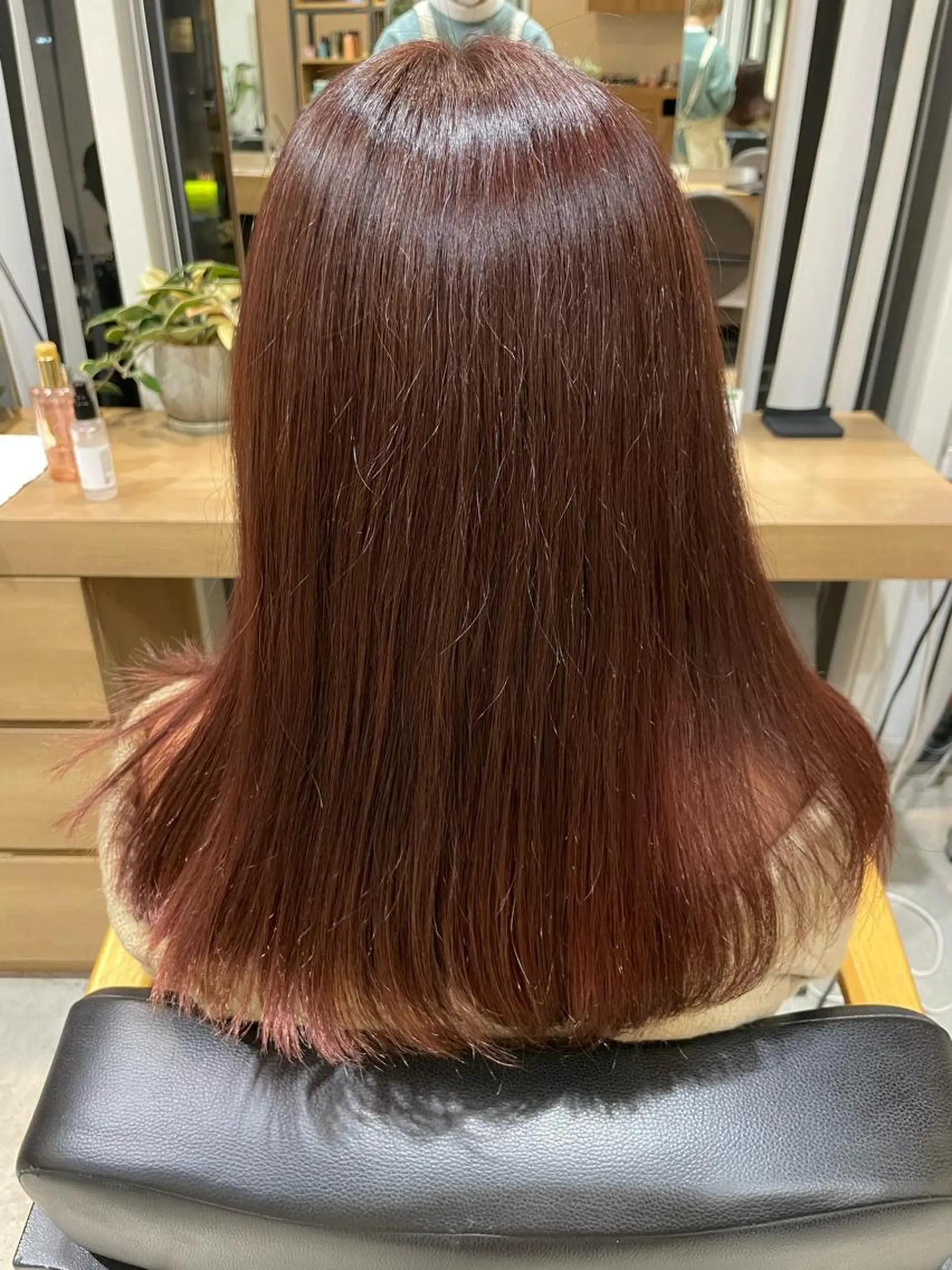 ロング カラー ブリーチ ブラウンカラー ブリーチなしカラー ピンクカラー ピンクブラウン その他 SHEA.学芸大学所属・一箭 恵梧/ロングヘアのヘアスタイル