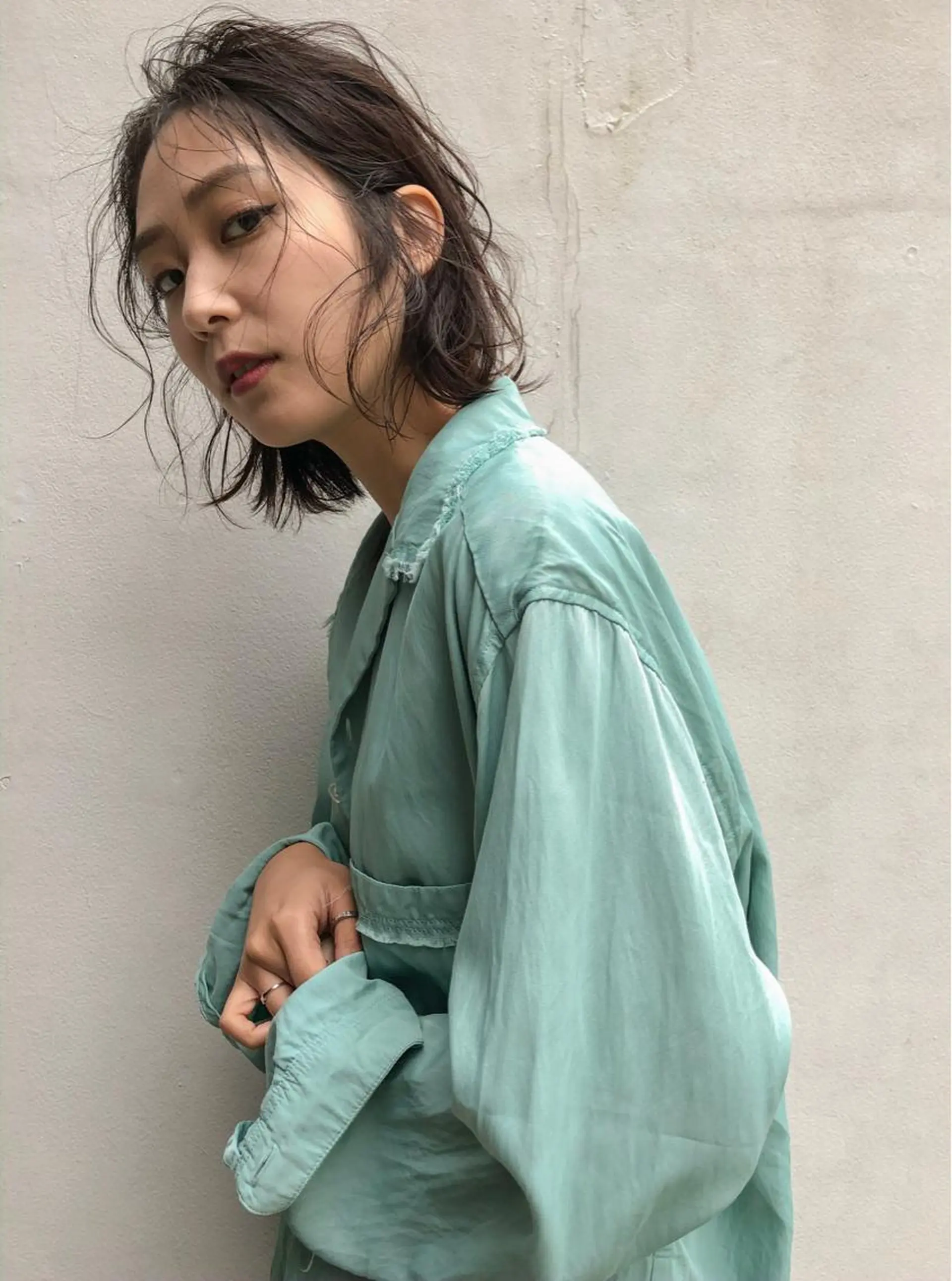 ミディアム nessヤマサキ リュウタのヘアスタイル