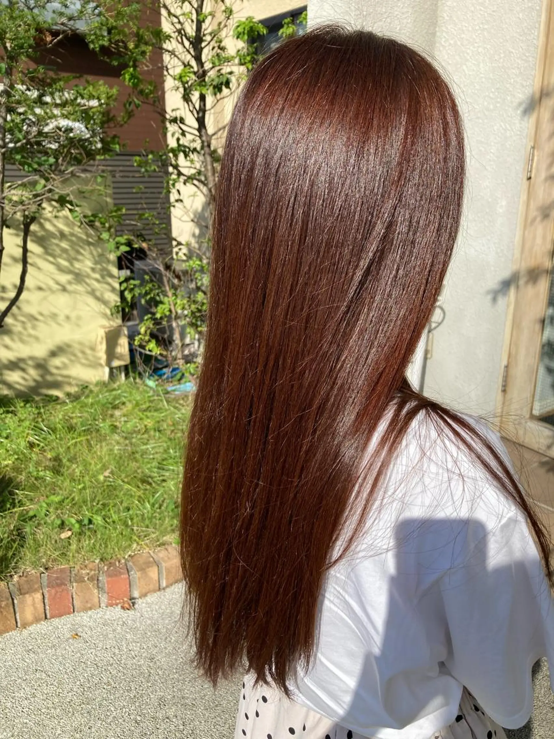 ロング 菅 未祐のヘアスタイル