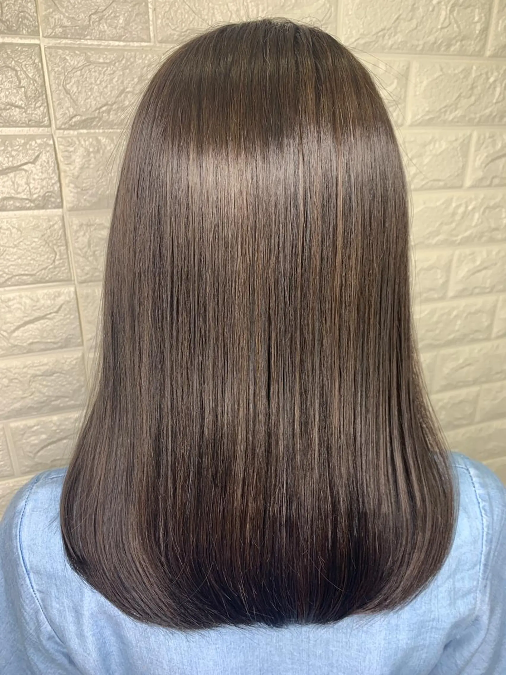 セミロング カラー アディクシーカラー アクアカラー 髪質改善 トリートメント トリートメント ヘッドスパ ヘアセット LAS 代表 ナガカワ コウヘイのヘアスタイル