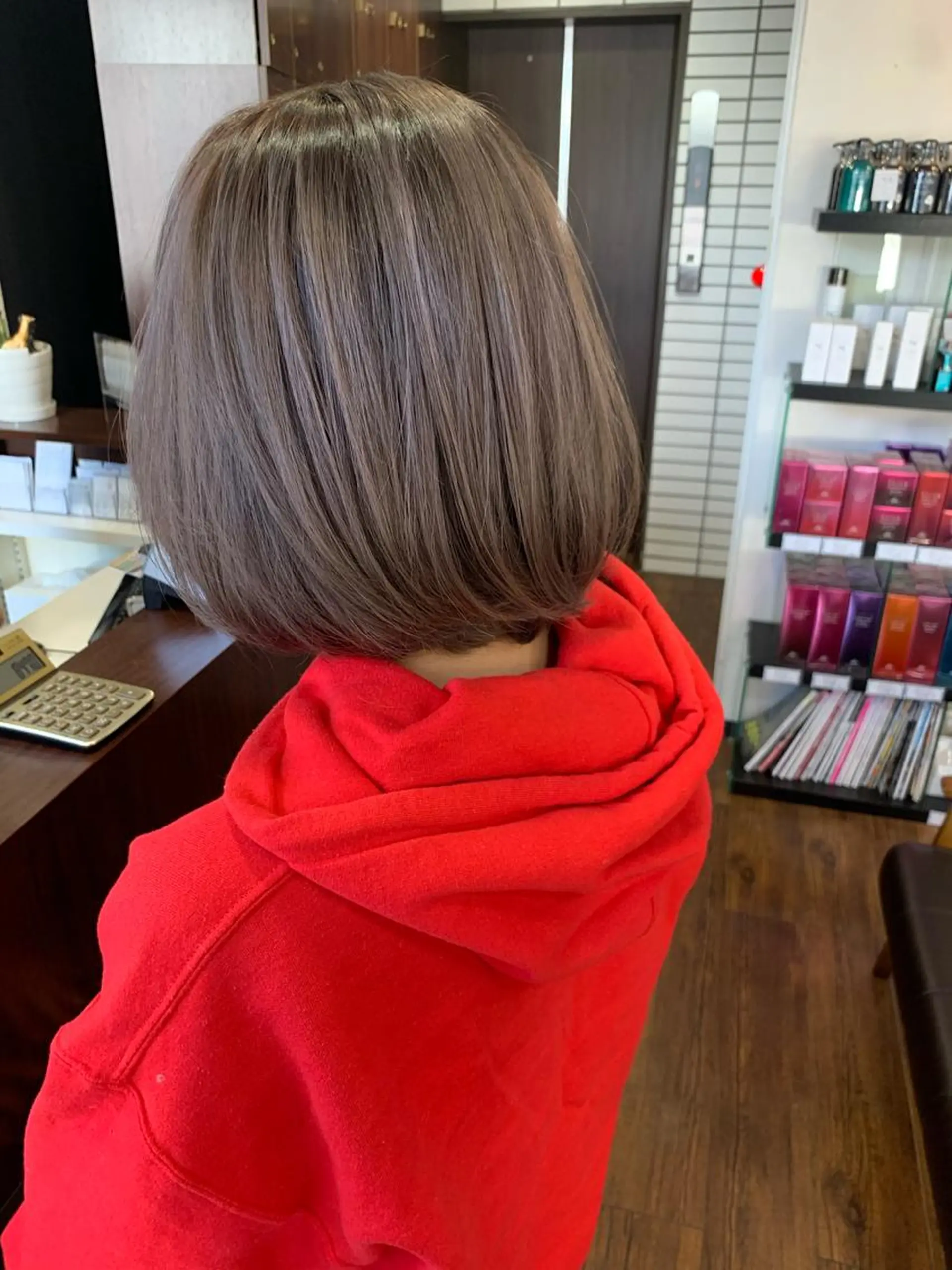 ミディアム カラー 【韓国ヘア×透明感 カラー】笹谷 莉未のヘアスタイル