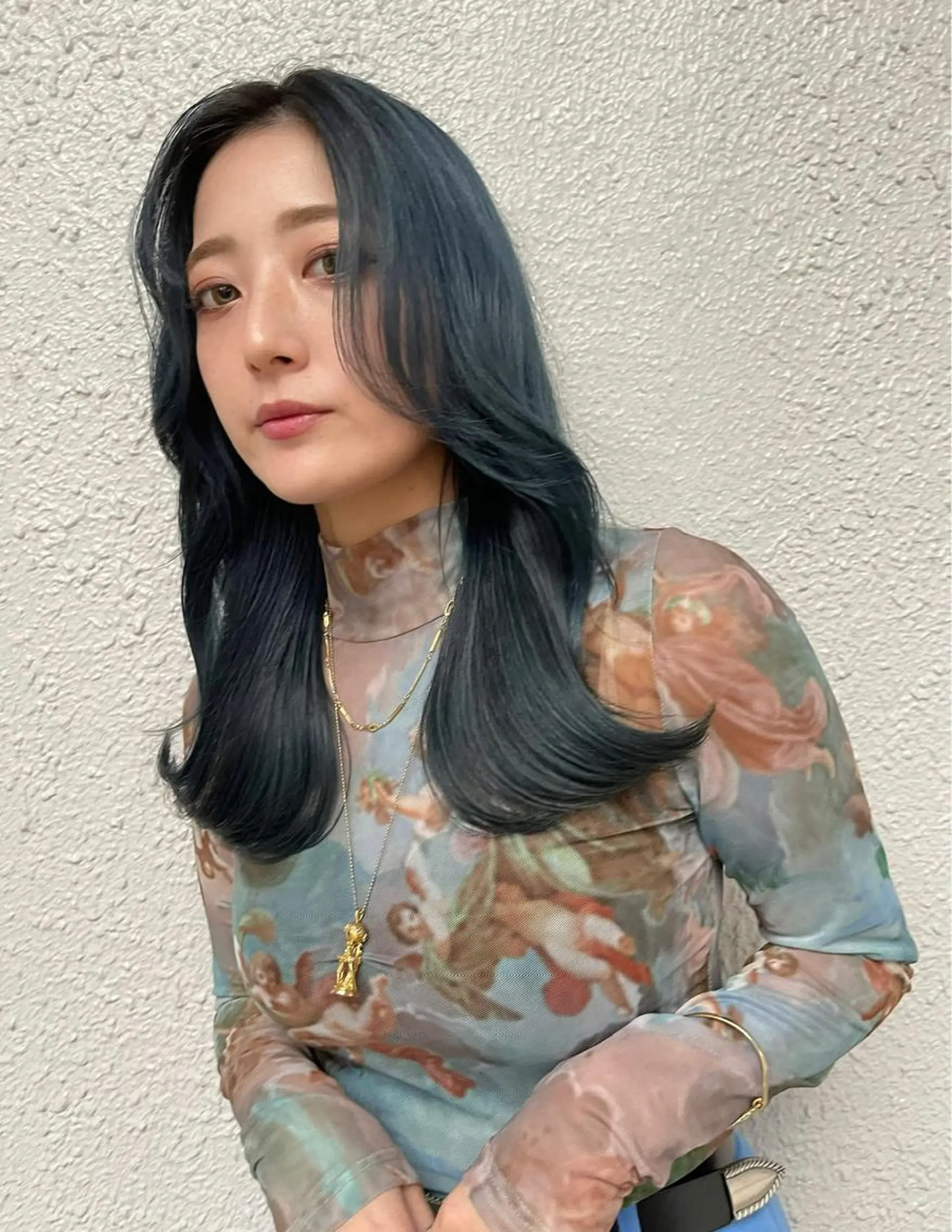 セミロング カット ヘアカラー トリートメント 顔周り🇰🇷ロンド レイヤー✨カジワラのヘアスタイル