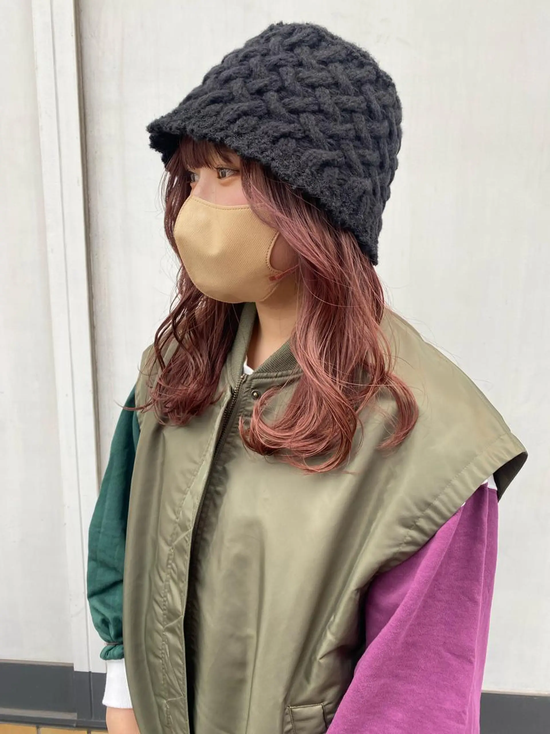 セミロング W所属・小林 朋花のヘアスタイル