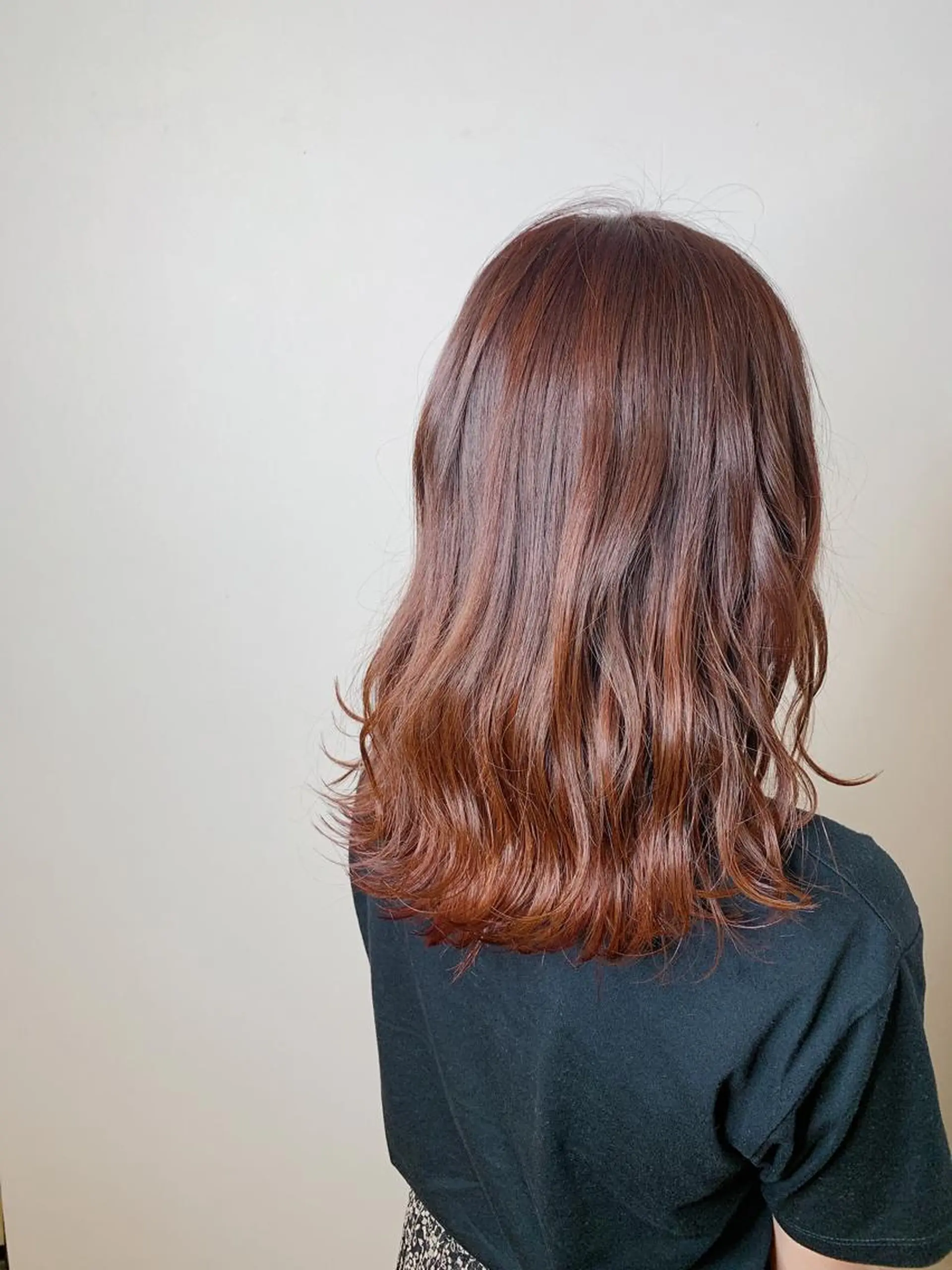 セミロング カラー 中島 直哉のヘアスタイル