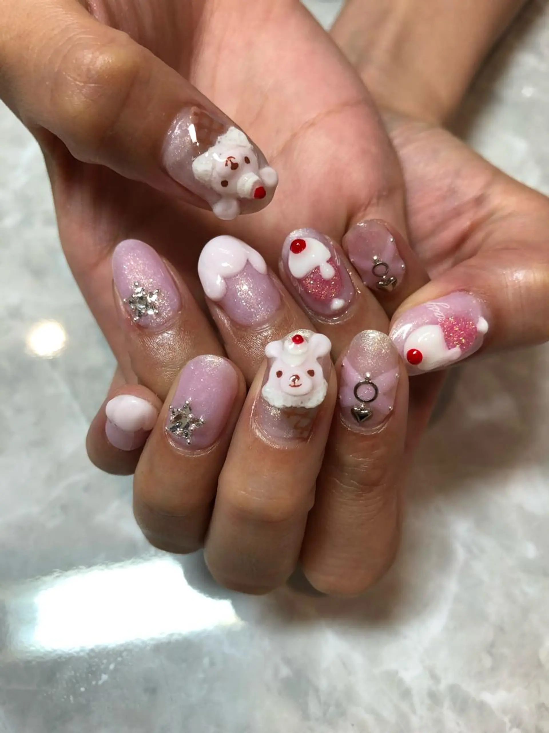 ネイル park by tokyo南堀江店所属・ネイリスト けいこのネイルデザイン