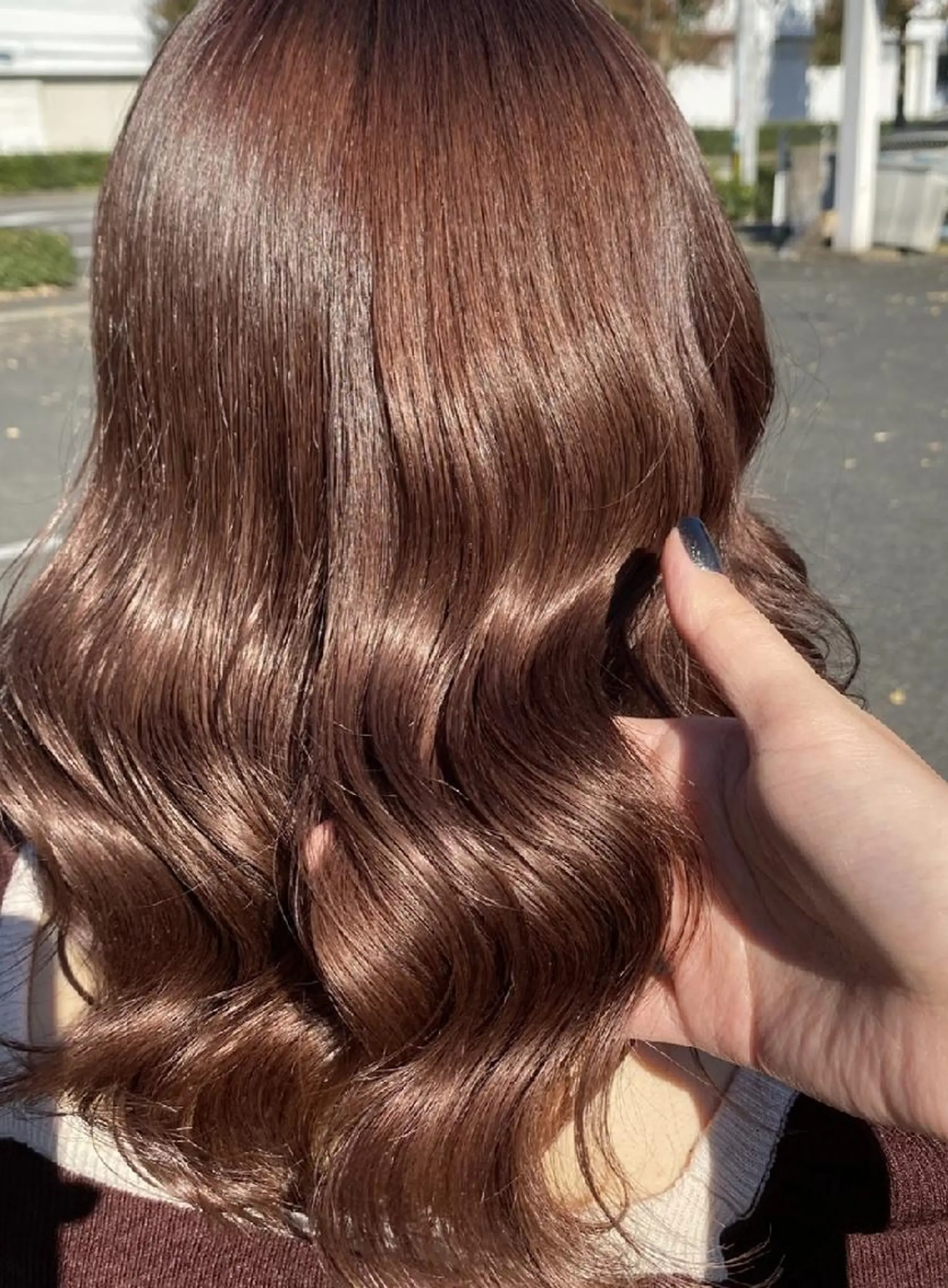 セミロング カラー ヘアカラー トリートメント BENI 仙台柳生店のヘアスタイル