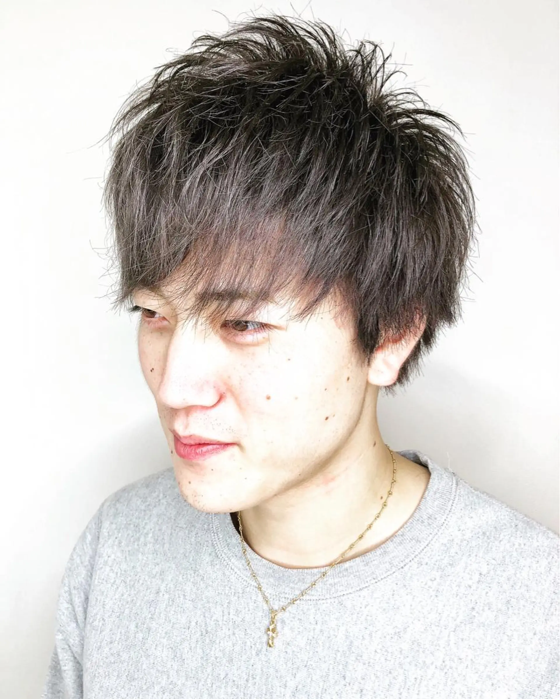 ショート カラー メンズ メンズヘア特化 崎田 成人のヘアスタイル