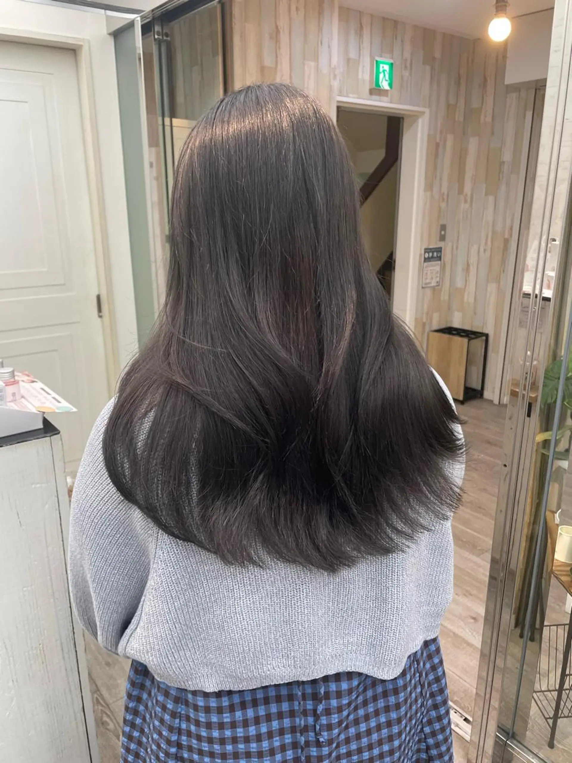 ミディアム カラー ヘアカラー トリートメント HIKARU副店長/ ✨️髪質改善のヘアスタイル