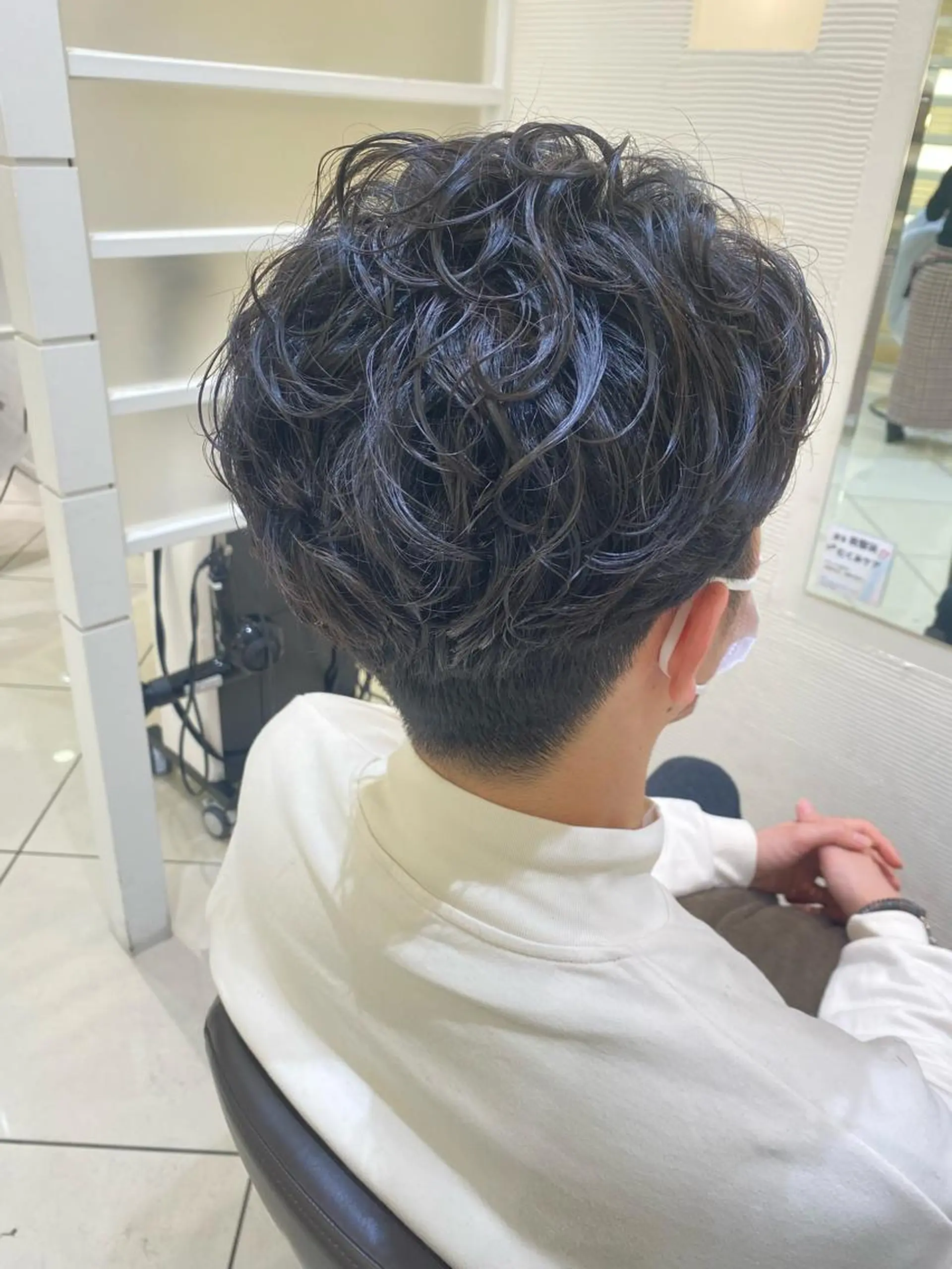 メンズ カット パーマ トリートメント 銀座メンズ専門🖤 小島奈々のヘアスタイル