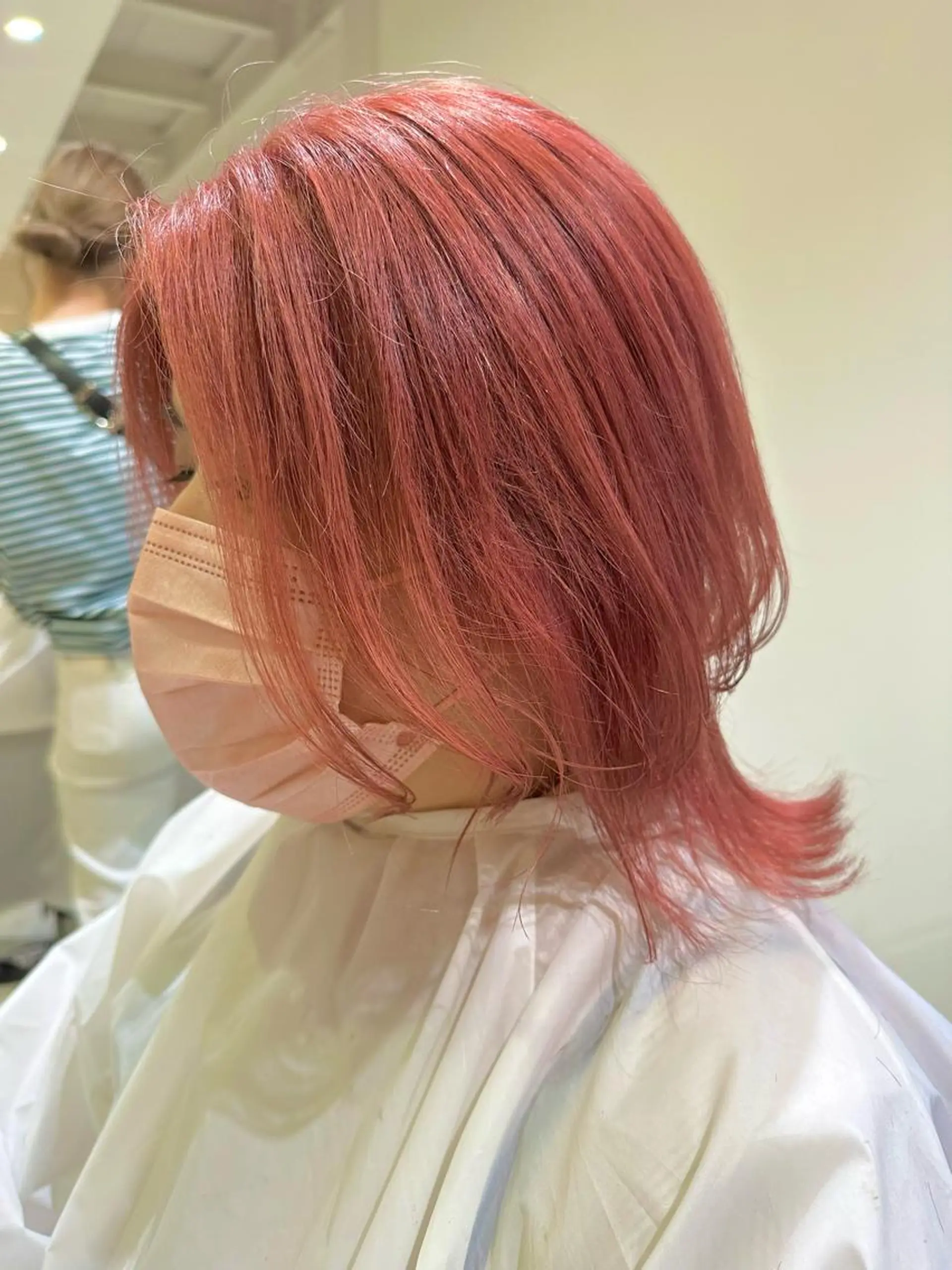 セミロング カラー ヘアアレンジ Design Color🐰アユミのヘアスタイル