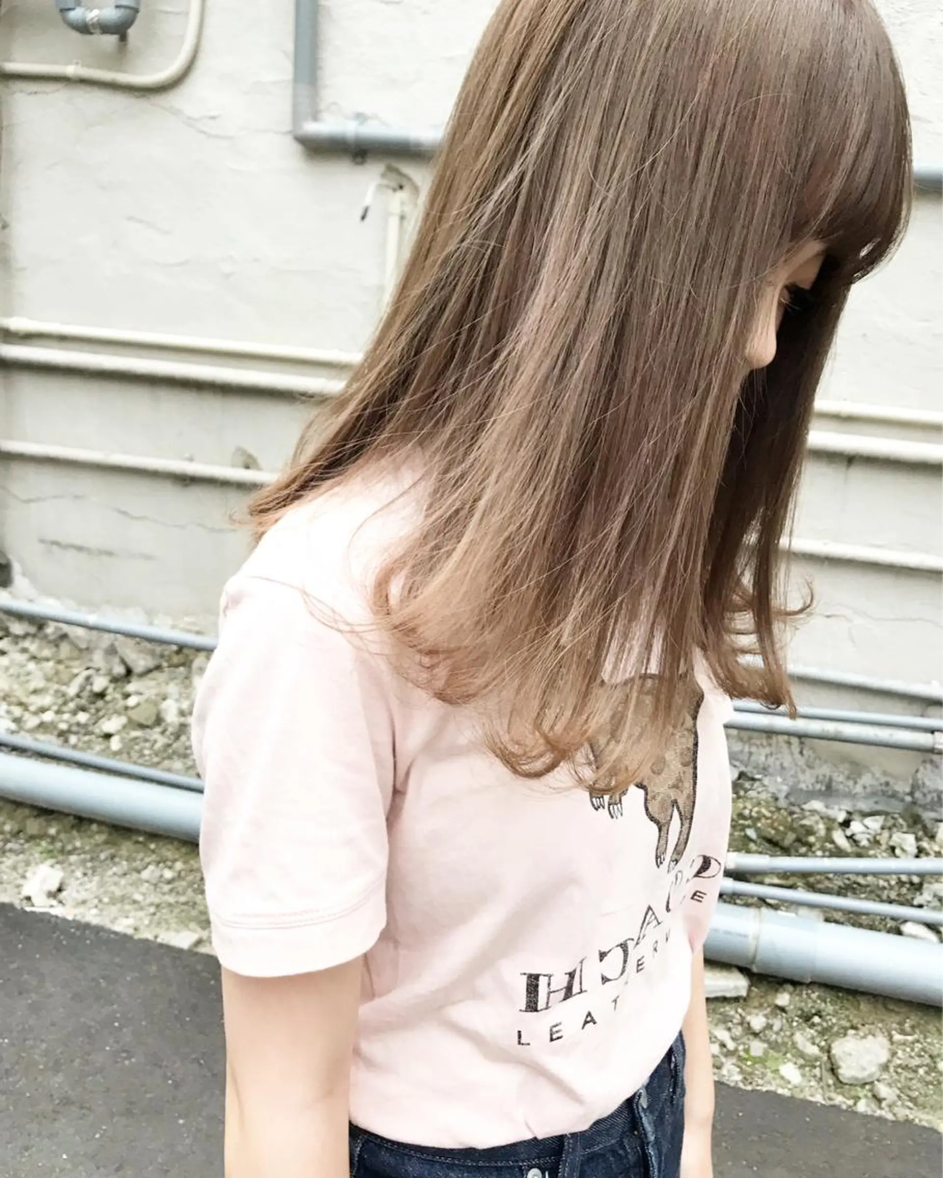 セミロング ヘアカラー トリートメント Musiiik hairのヘアスタイル