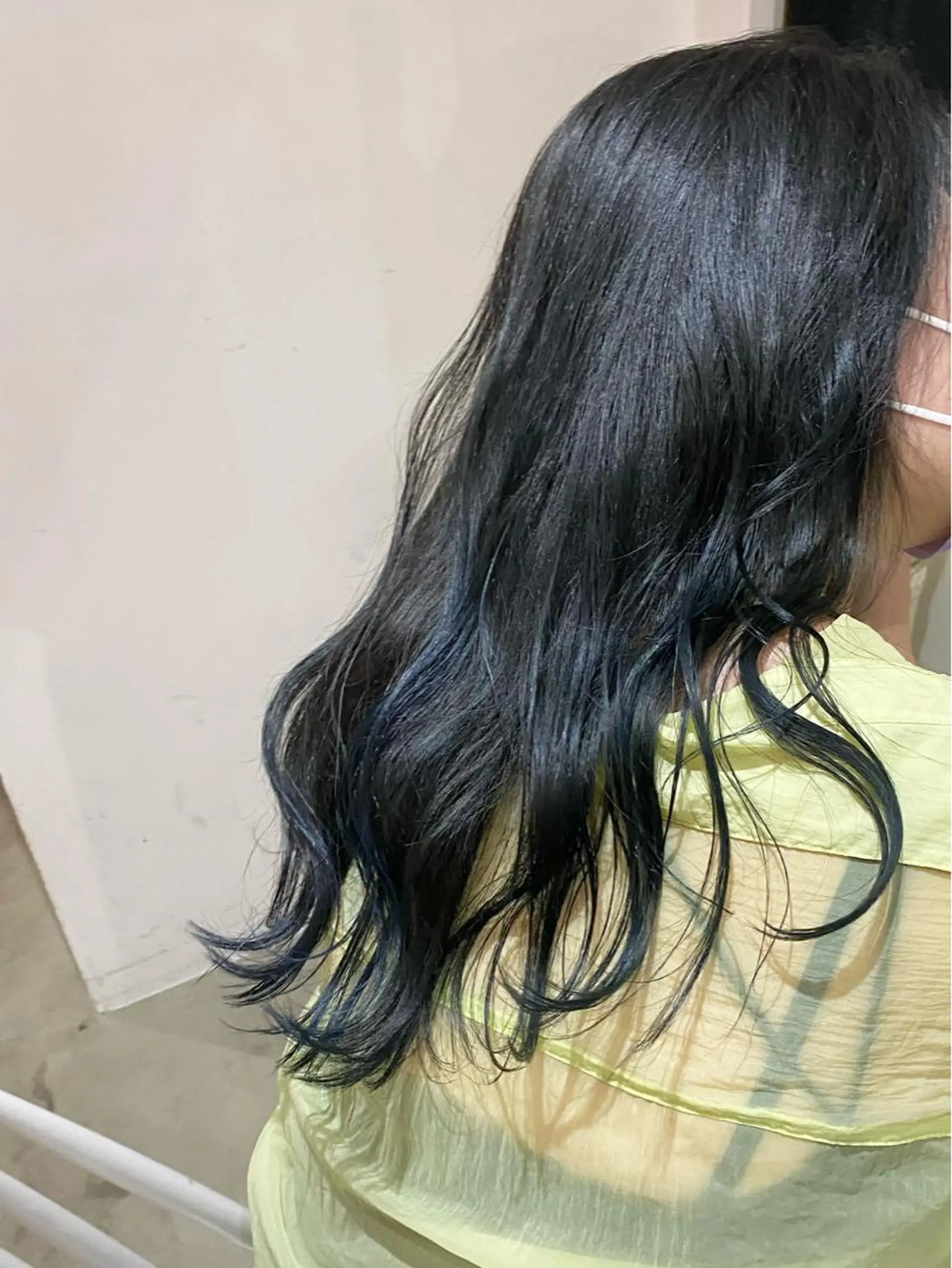 セミロング カラー ブリーチ ブルーカラー ブリーチなしカラー カット ヘアカラー トリートメント ハル🌸柔色/ ブリーチなし/艶髪のヘアスタイル