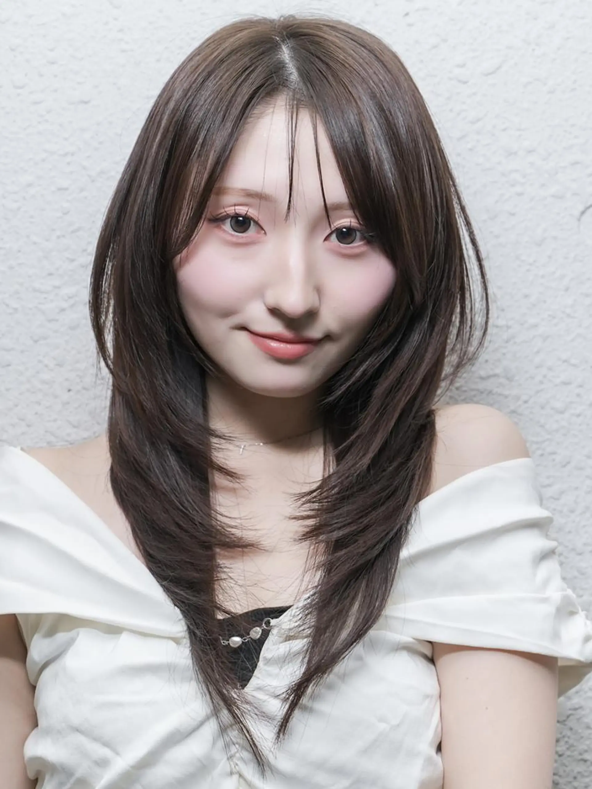 セミロング 髪質改善 似合わせカット トリートメント カット ヘアカラー トリートメント 🌈カラー特化 ハイトーンけいと🌈のヘアスタイル