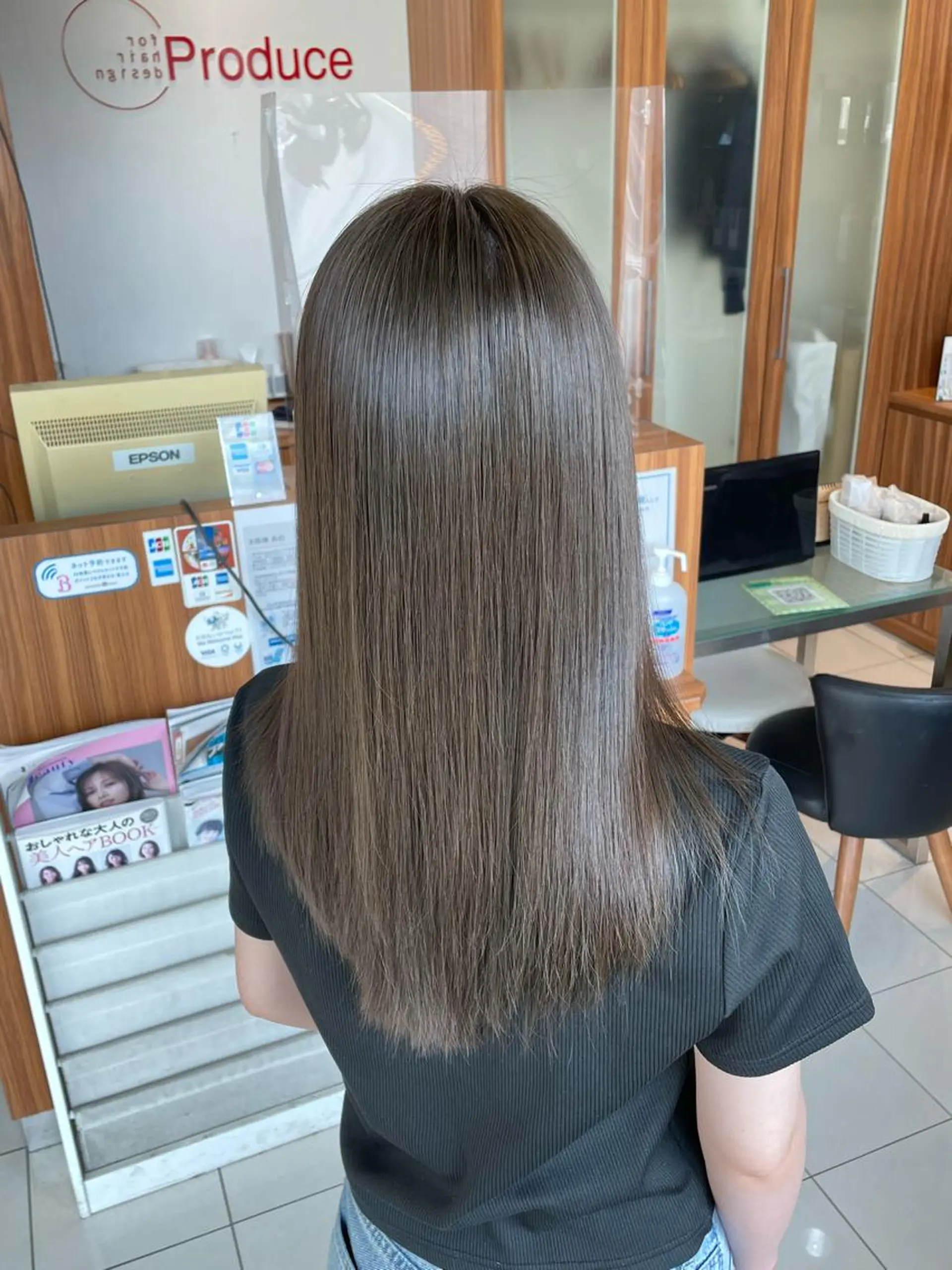 セミロング アッシュ ヘアカラー トリートメント share salon JAM 町田 A-MIX bldg ジャム】所属・🤍🪄韓国風束間 マツパ　ゆうか💜のマツエク・マツパデザイン