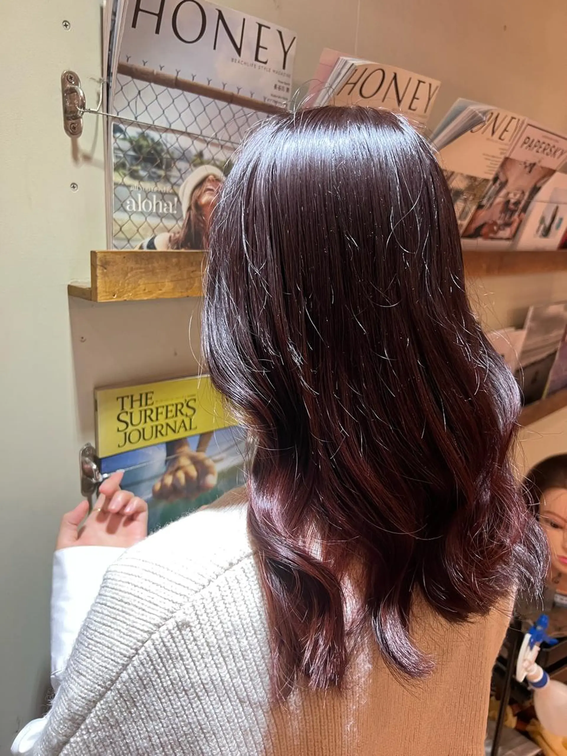 セミロング カラー Lisa🪄似合わせ ／デザインカラーのヘアスタイル