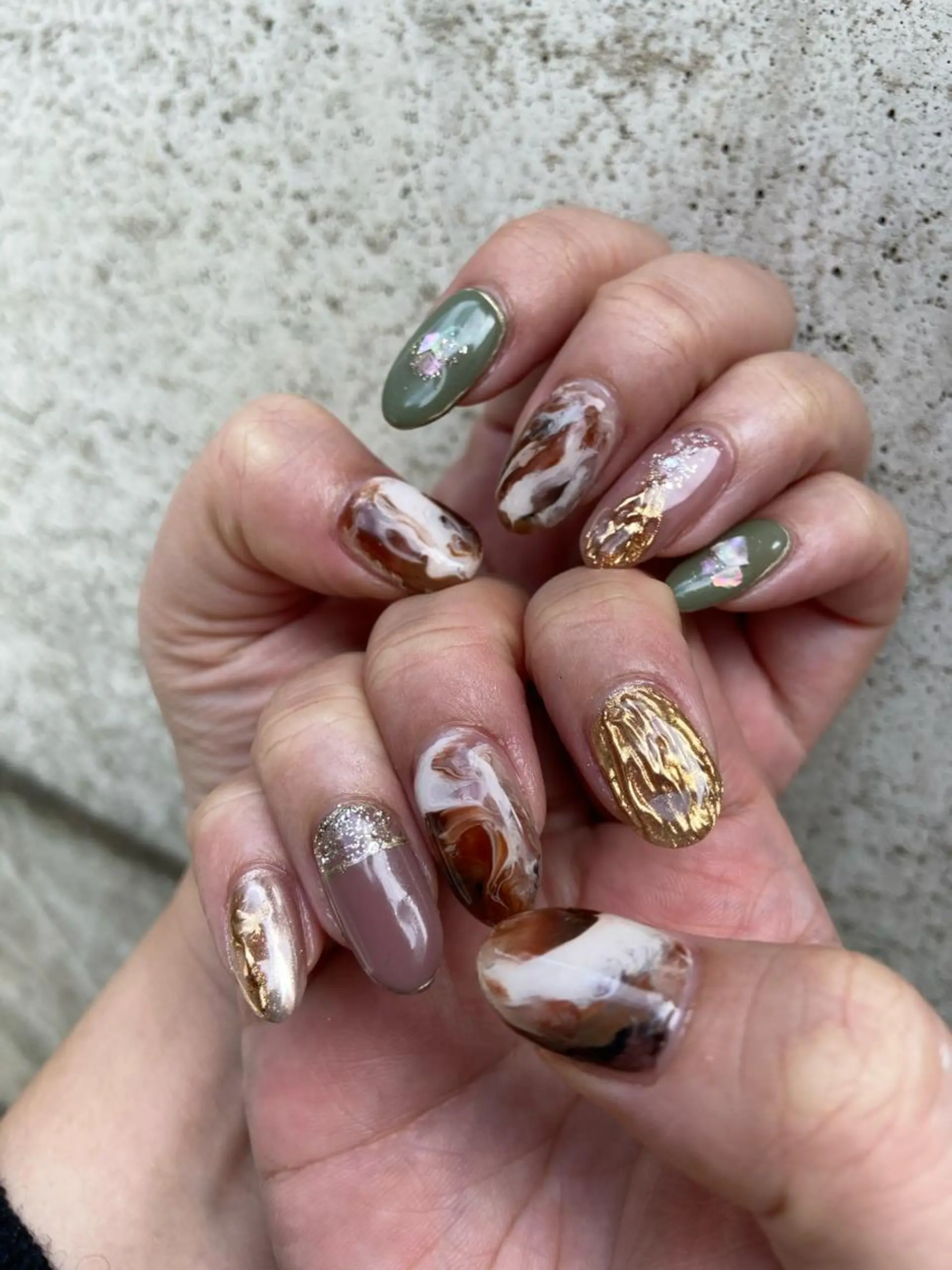 ネイル アートネイル ミラーネイル ニュアンスネイル . unffのネイルデザイン