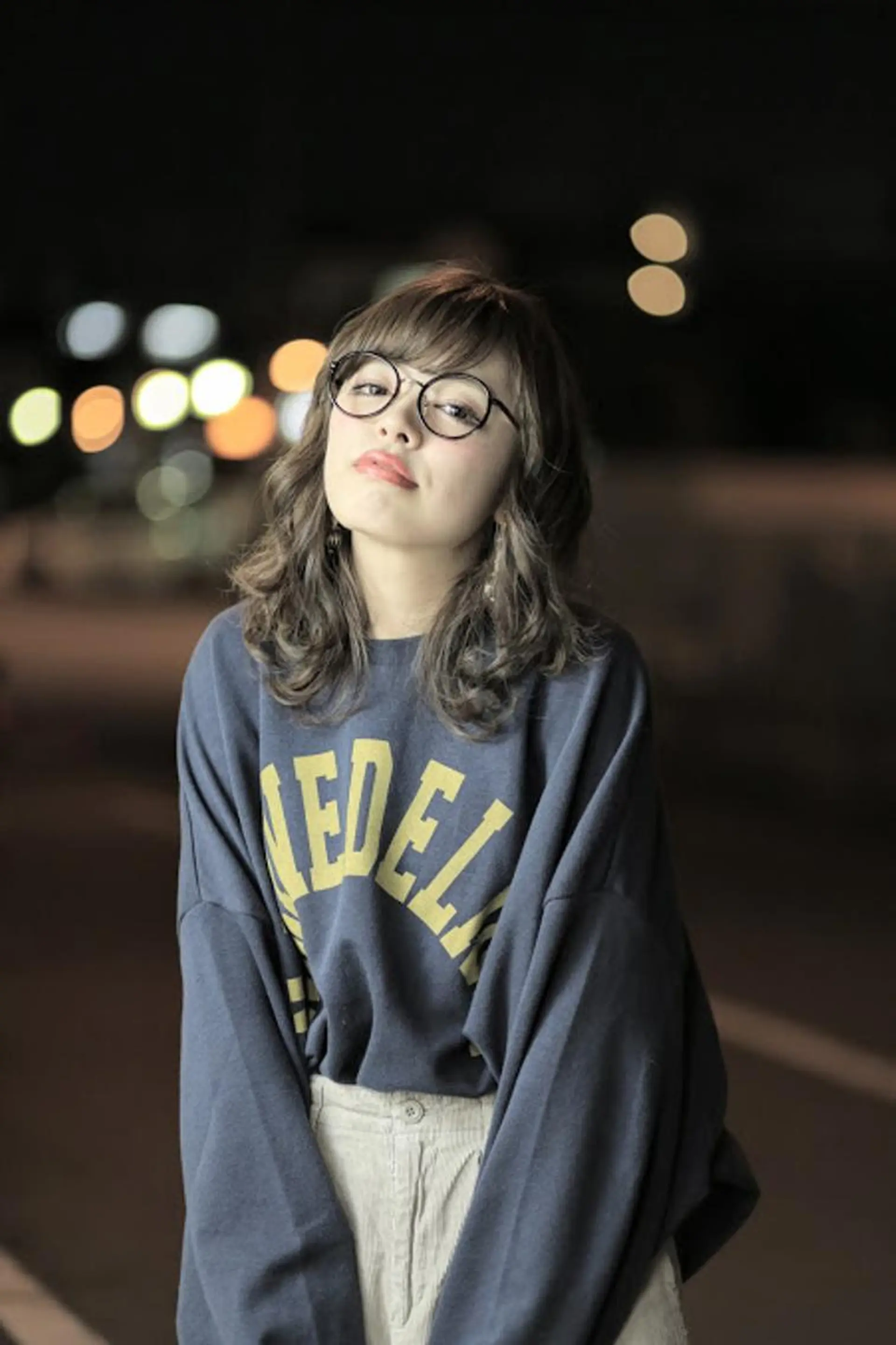 ミディアム 中野 靖志のヘアスタイル