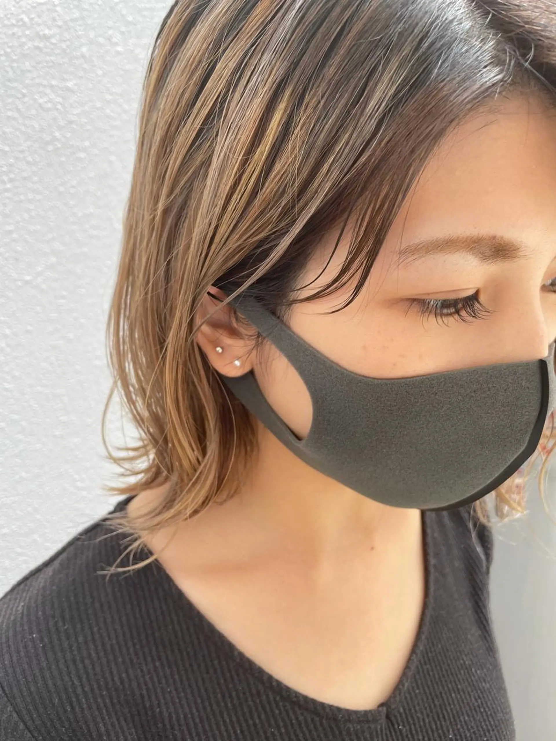 ミディアム C’LD hair  produce /シールドヘア所属・モテ髪/ボブ/ショー ト/アダチフウトのヘアスタイル