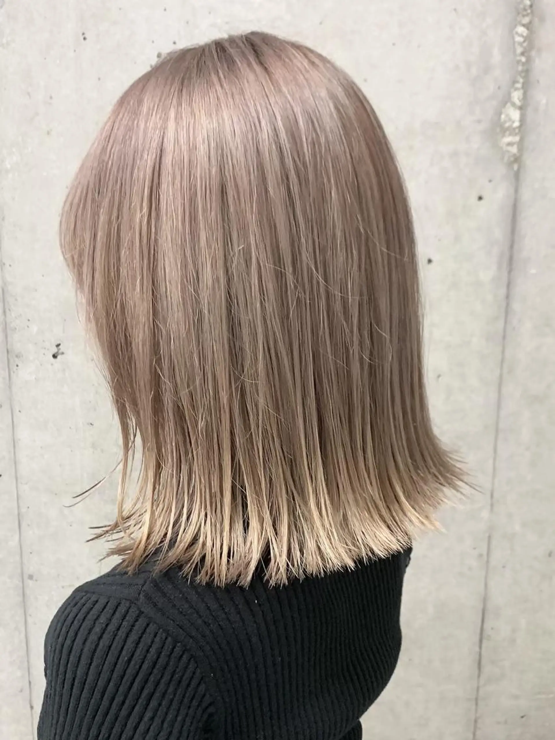 ミディアム カラー カット ヘアカラー トリートメント Monan 新宿所属・ケイジ✨透明感 /艶カラー✨のヘアスタイル