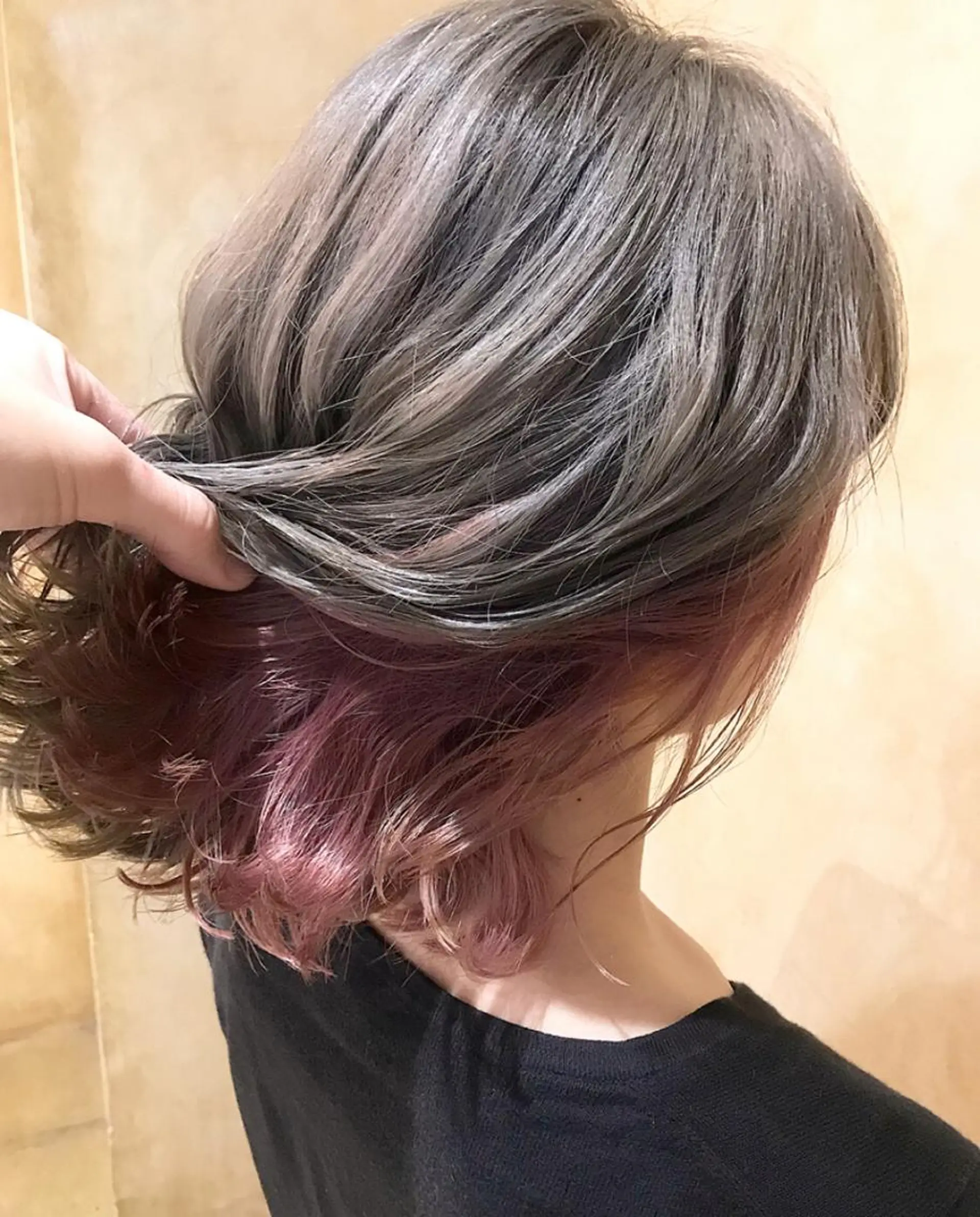 ミディアム カラー 🎀艶ブリーチカラー 🎀Fan.🎀秋山のヘアスタイル