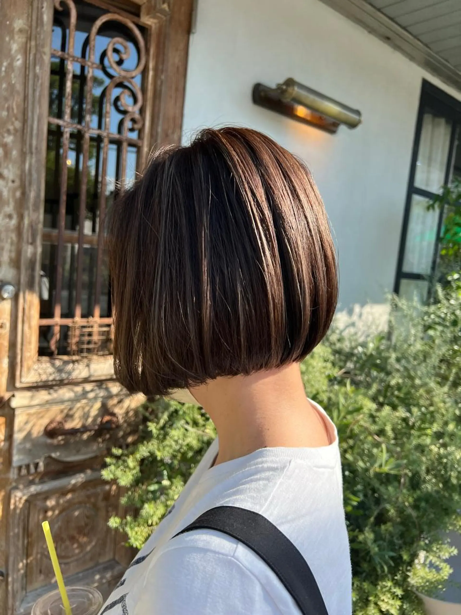 ミディアム 藤井 美歩/赤髪のヘアスタイル