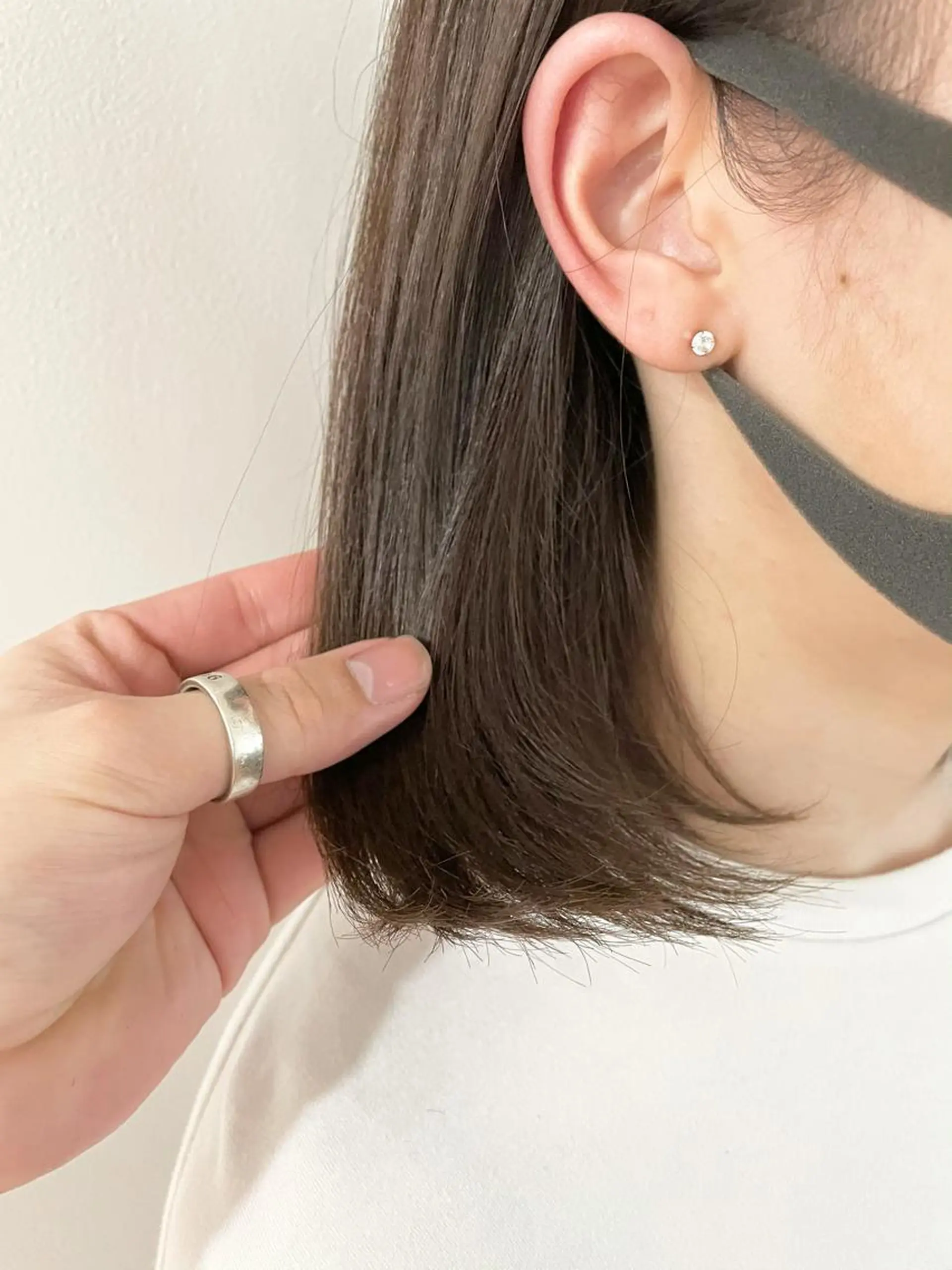 ミディアム カラー 新宿/韓国レイヤー/ 髪質改善/佐藤航のヘアスタイル