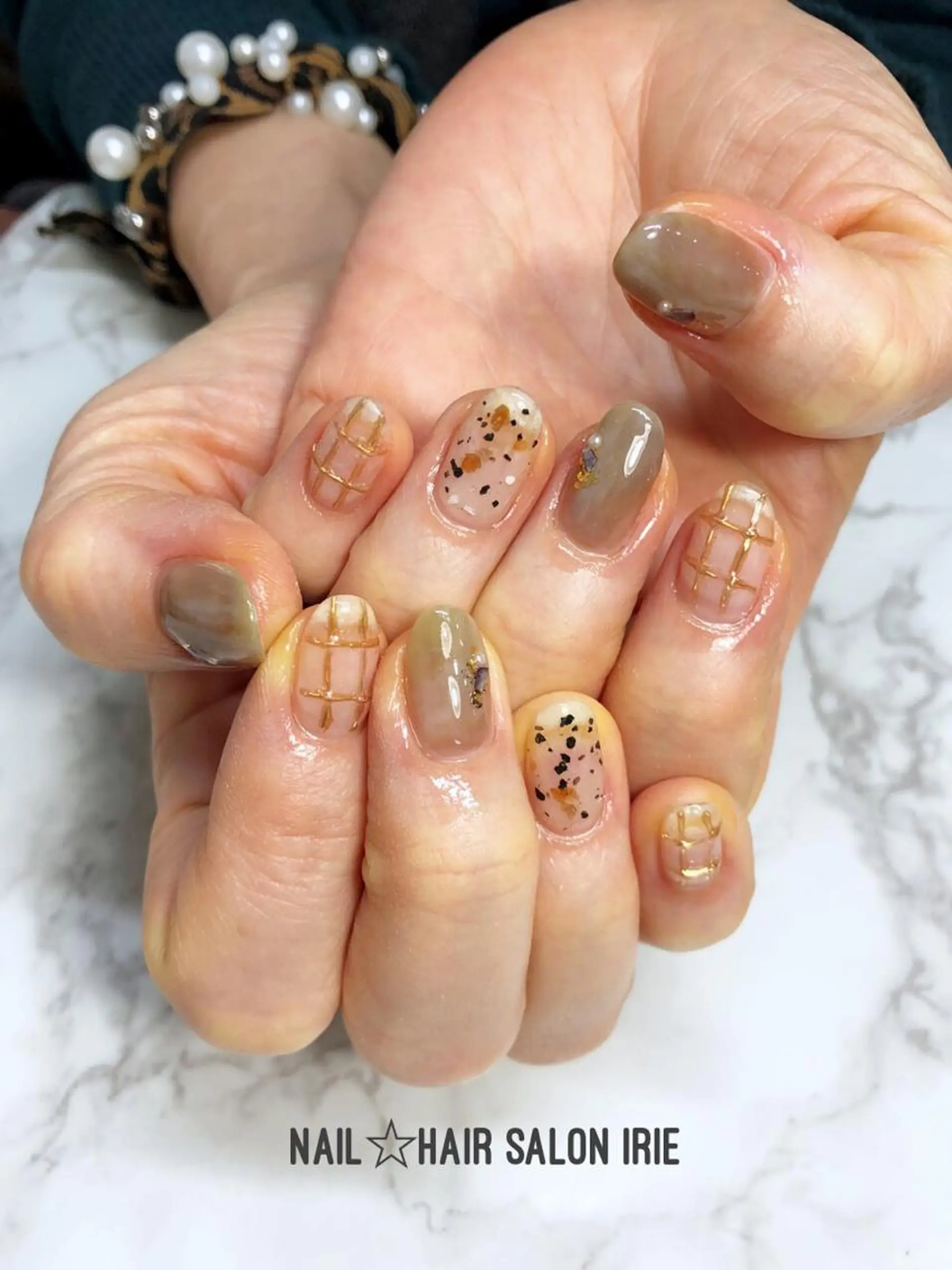ネイル ハンドネイル Hair salon Irie所属・與儀 知佳のネイルデザイン
