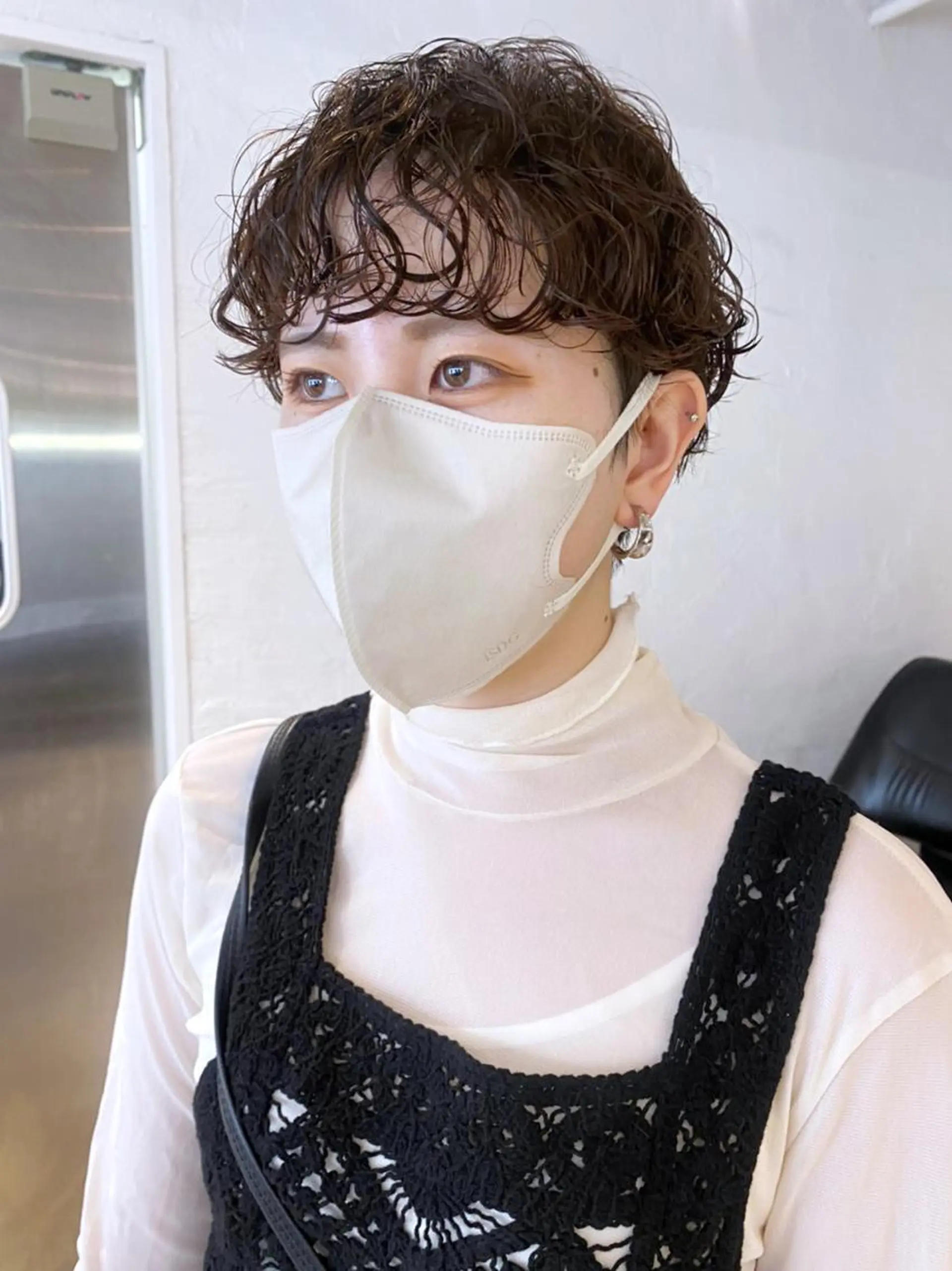 ショート カラー パーマ ヘアアレンジ ショートヘア ITbyALBUM 中野店のヘアスタイル