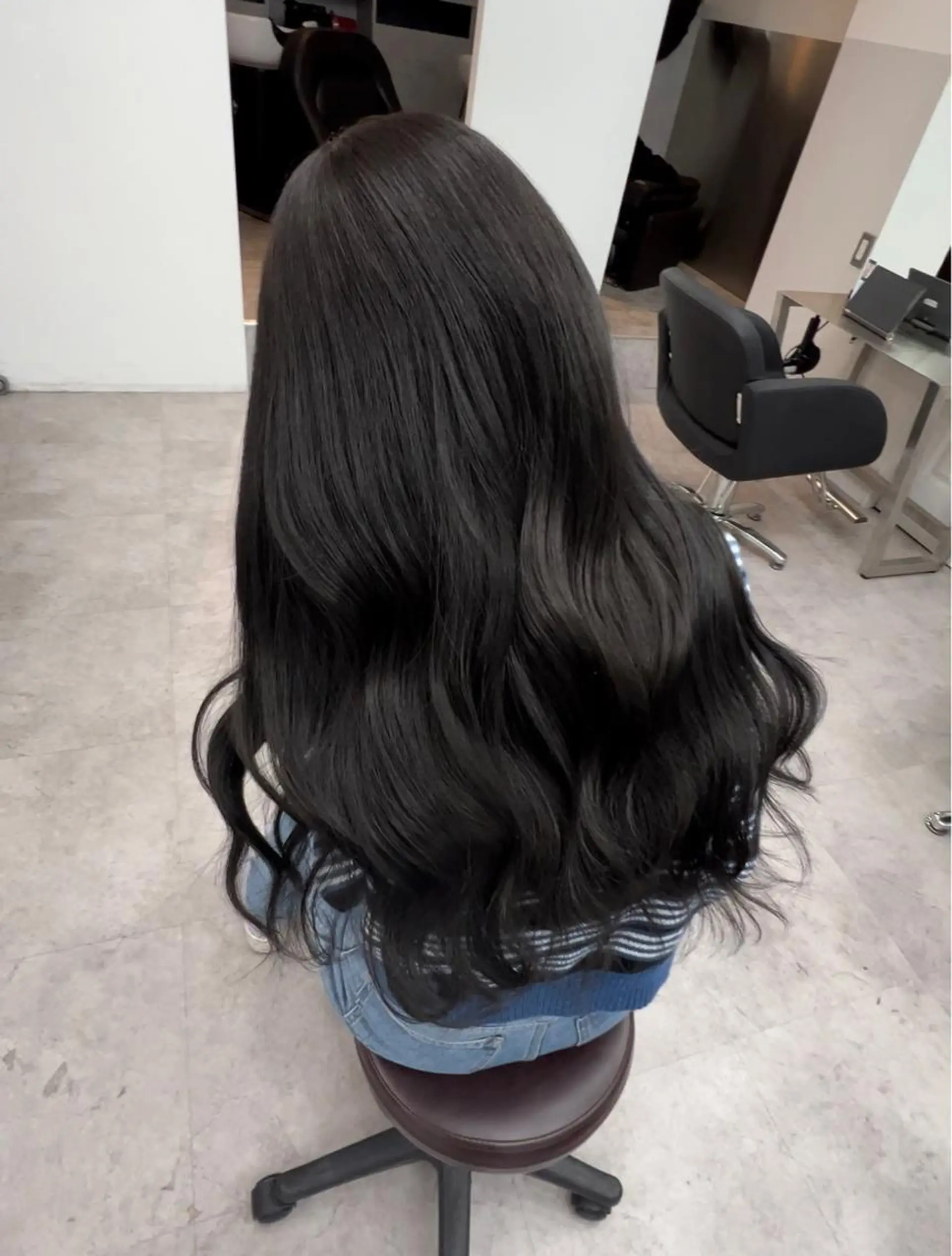 ロング ヘアカラー トリートメント 🌈韓国レイヤー🌈 銀座　KANAのヘアスタイル