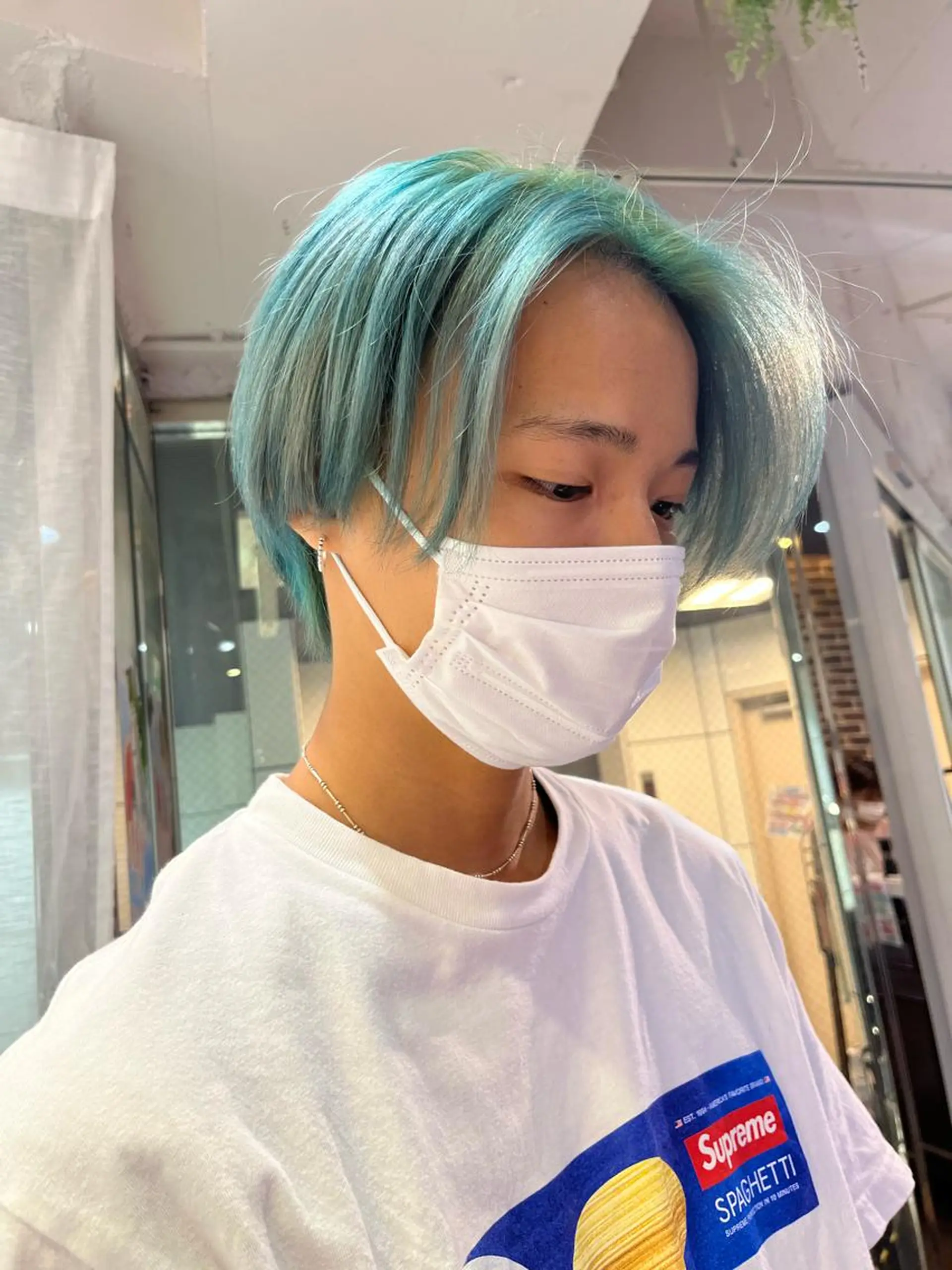 ショート カラー ハイトーンカラー Rei/ 縮毛矯正/ ハイライトカラー募集のヘアスタイル